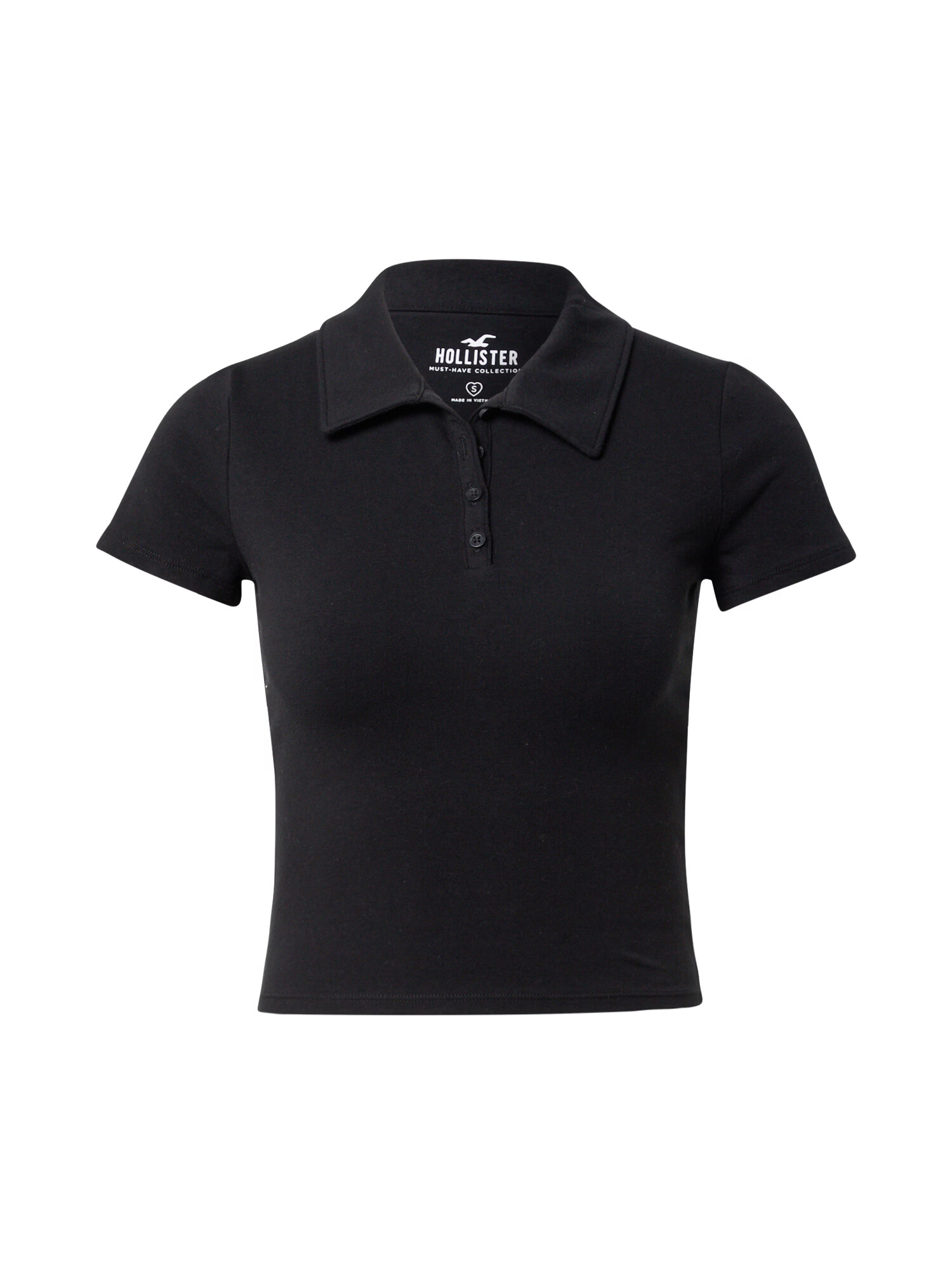 HOLLISTER Tricou negru - Pled.ro