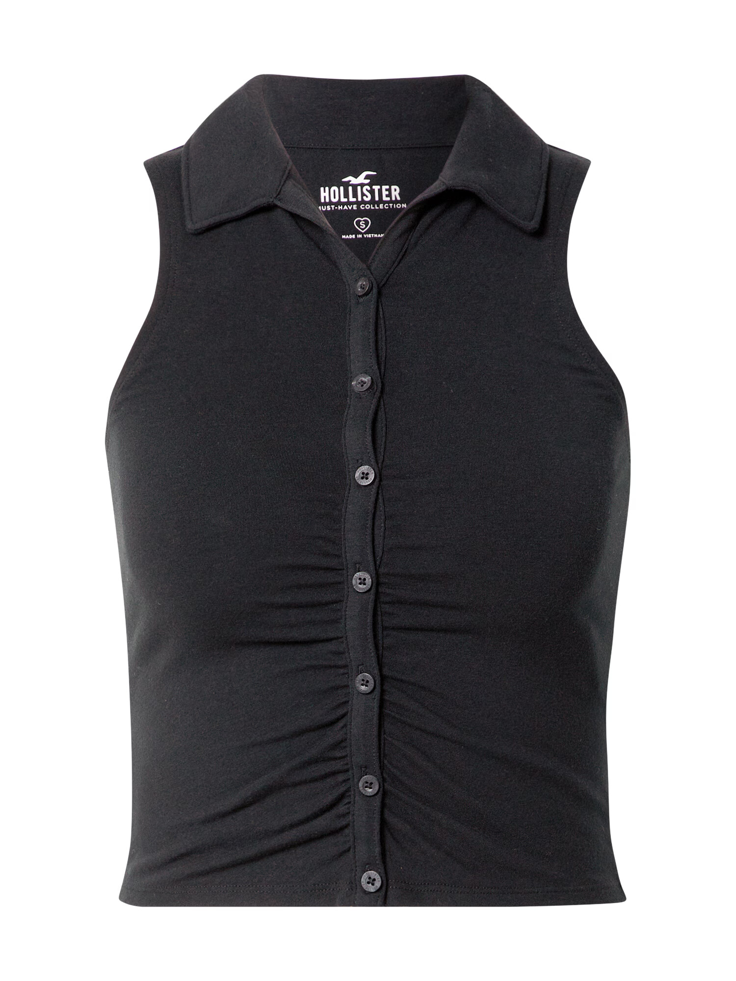 HOLLISTER Tricou negru - Pled.ro