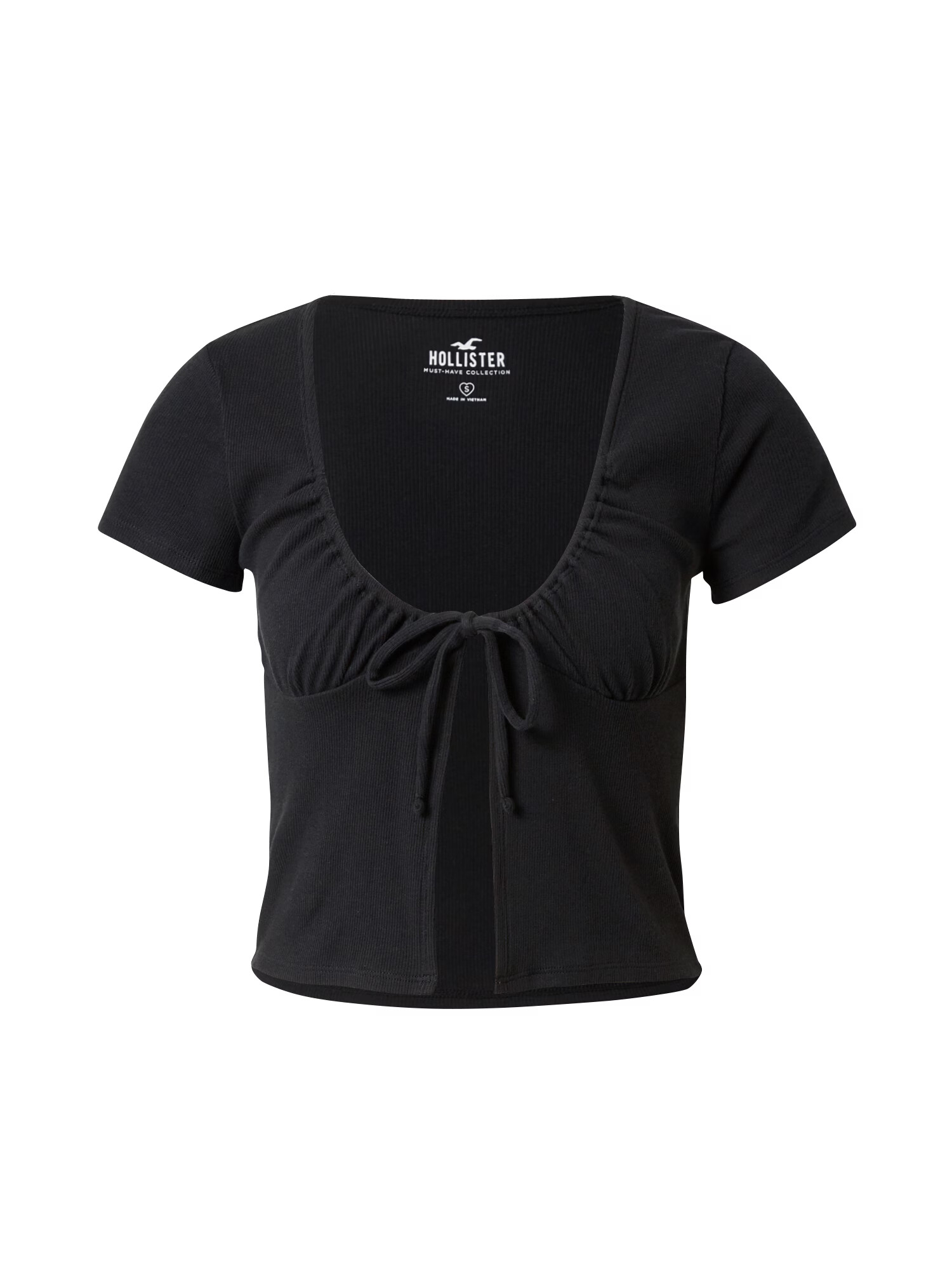 HOLLISTER Tricou negru - Pled.ro