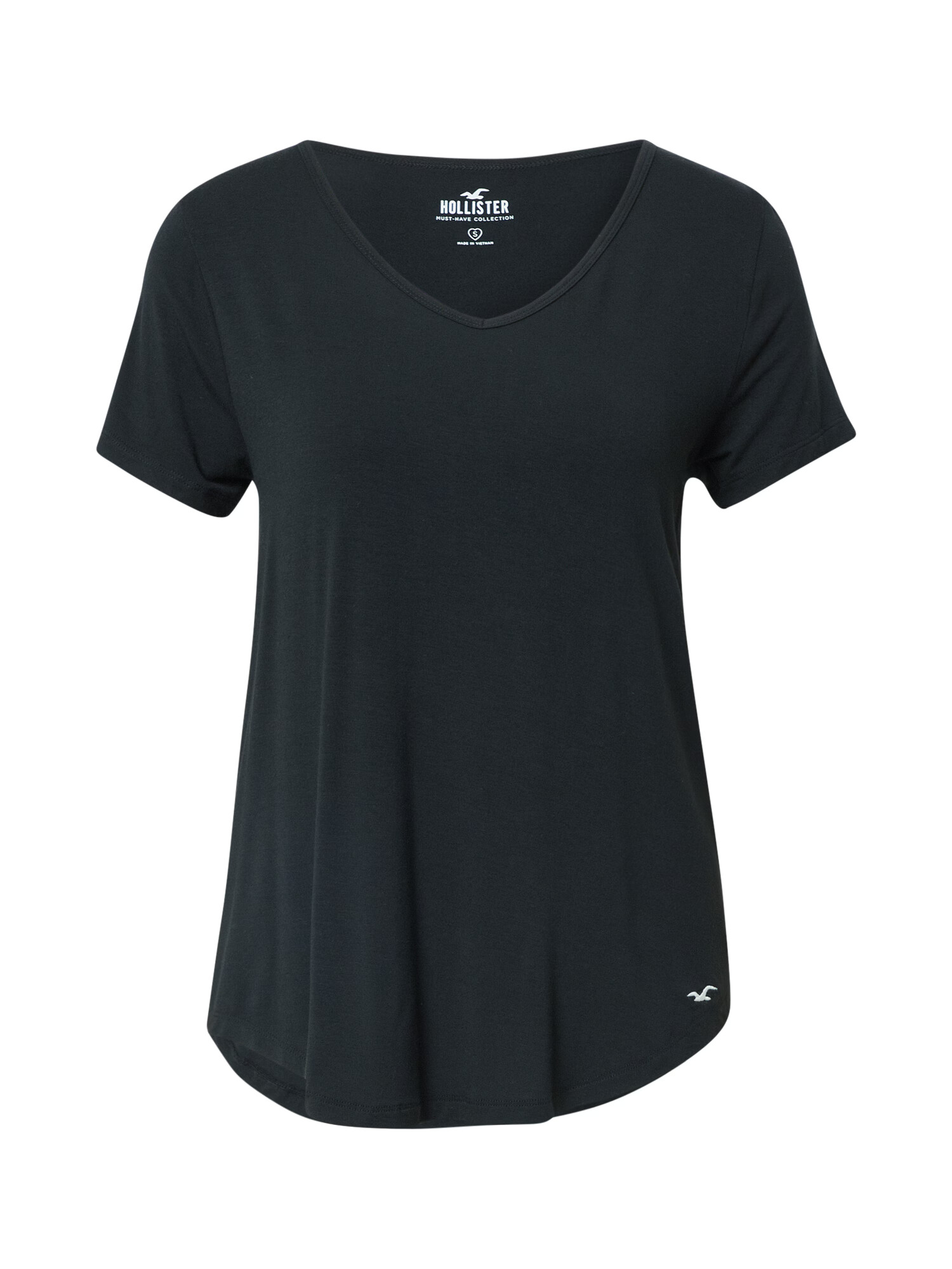 HOLLISTER Tricou negru - Pled.ro