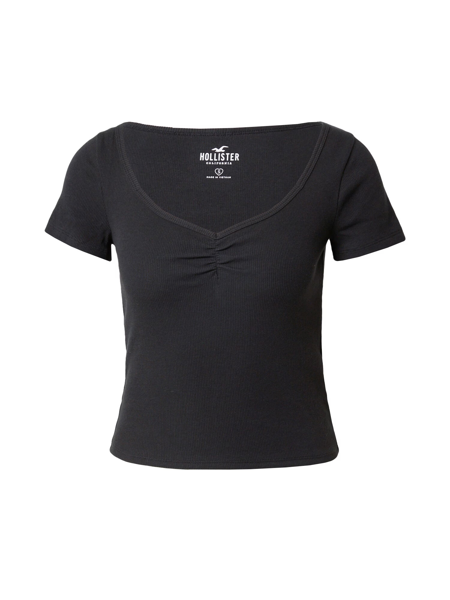 HOLLISTER Tricou negru - Pled.ro