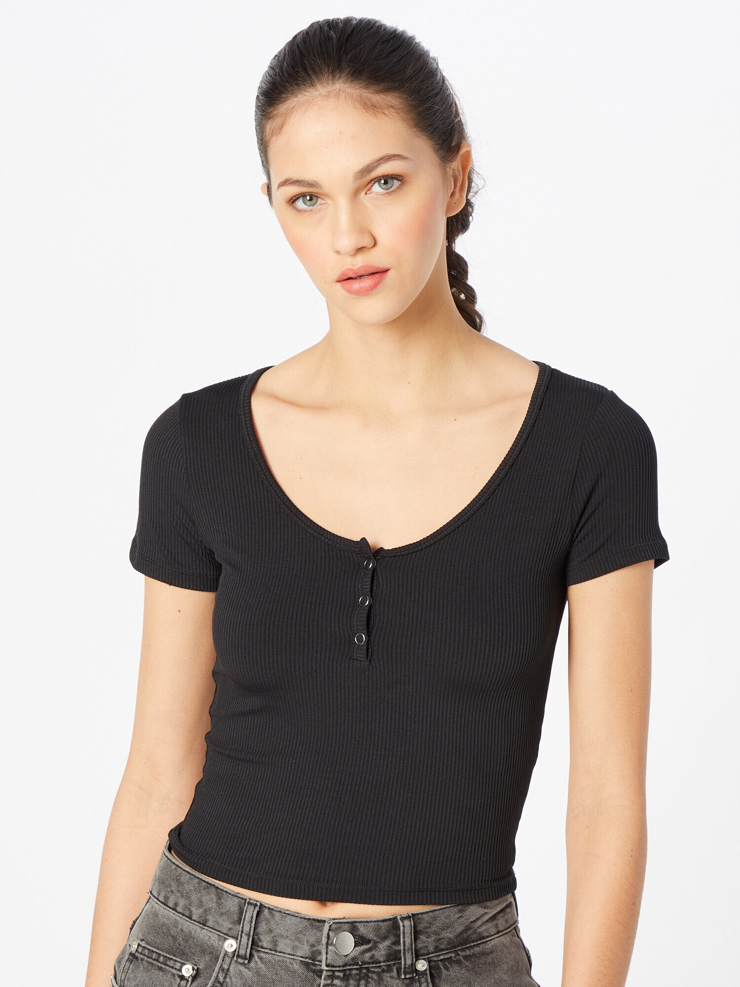 HOLLISTER Tricou negru - Pled.ro