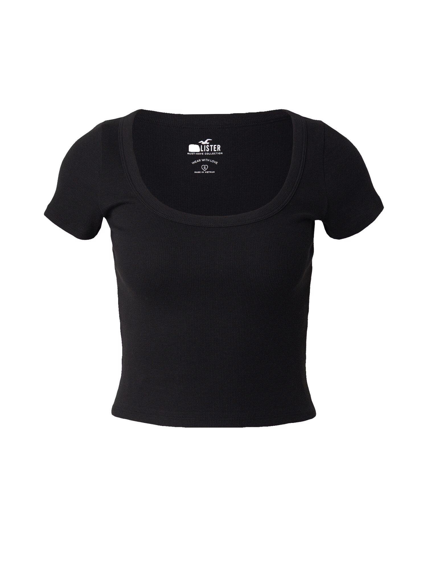 HOLLISTER Tricou negru - Pled.ro