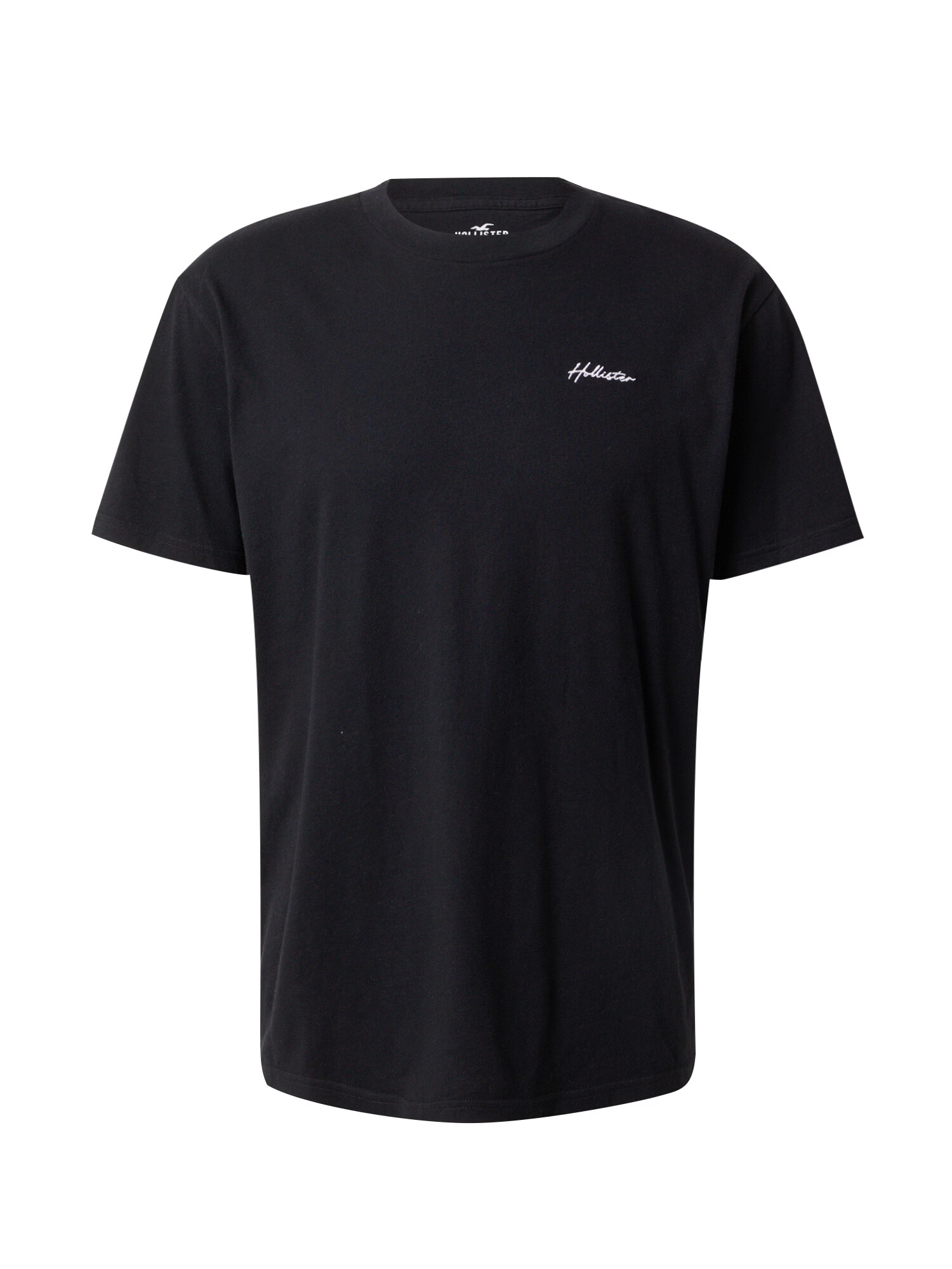 HOLLISTER Tricou negru / alb - Pled.ro