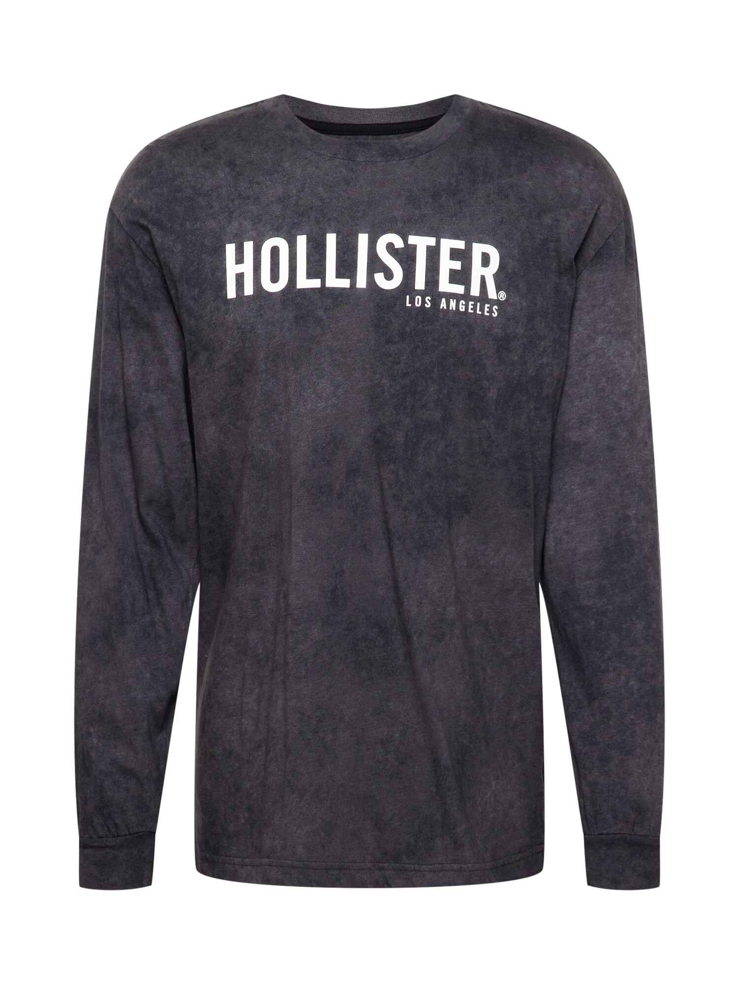 HOLLISTER Tricou negru / alb - Pled.ro