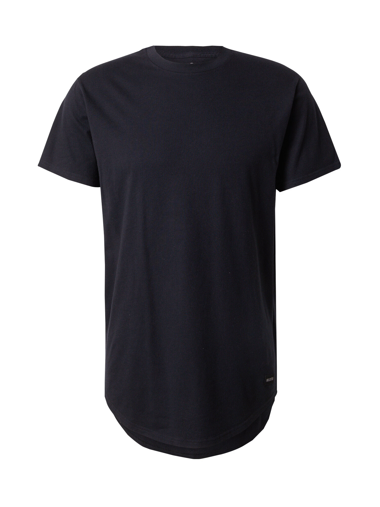 HOLLISTER Tricou negru / alb murdar - Pled.ro