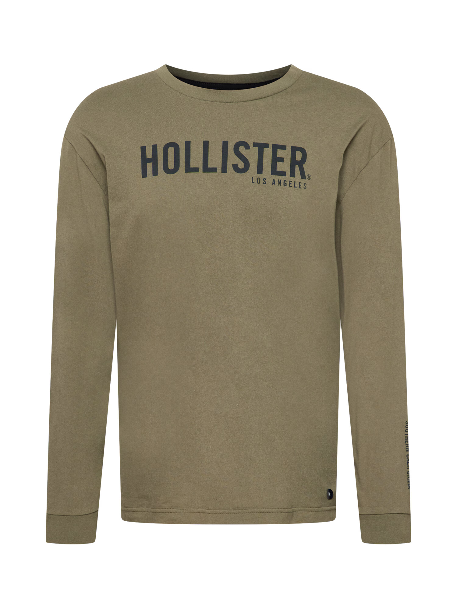 HOLLISTER Tricou oliv / negru - Pled.ro