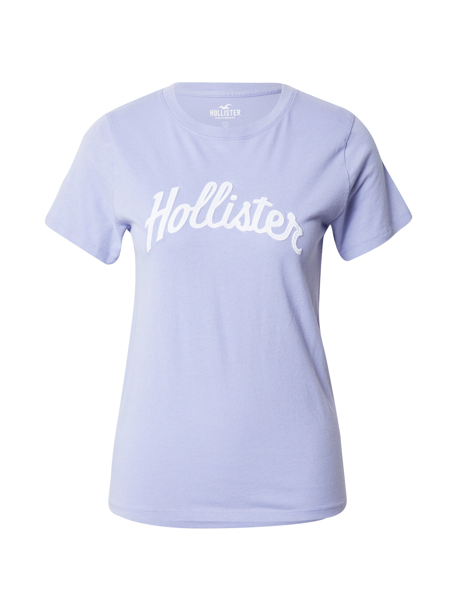 HOLLISTER Tricou opal / alb - Pled.ro