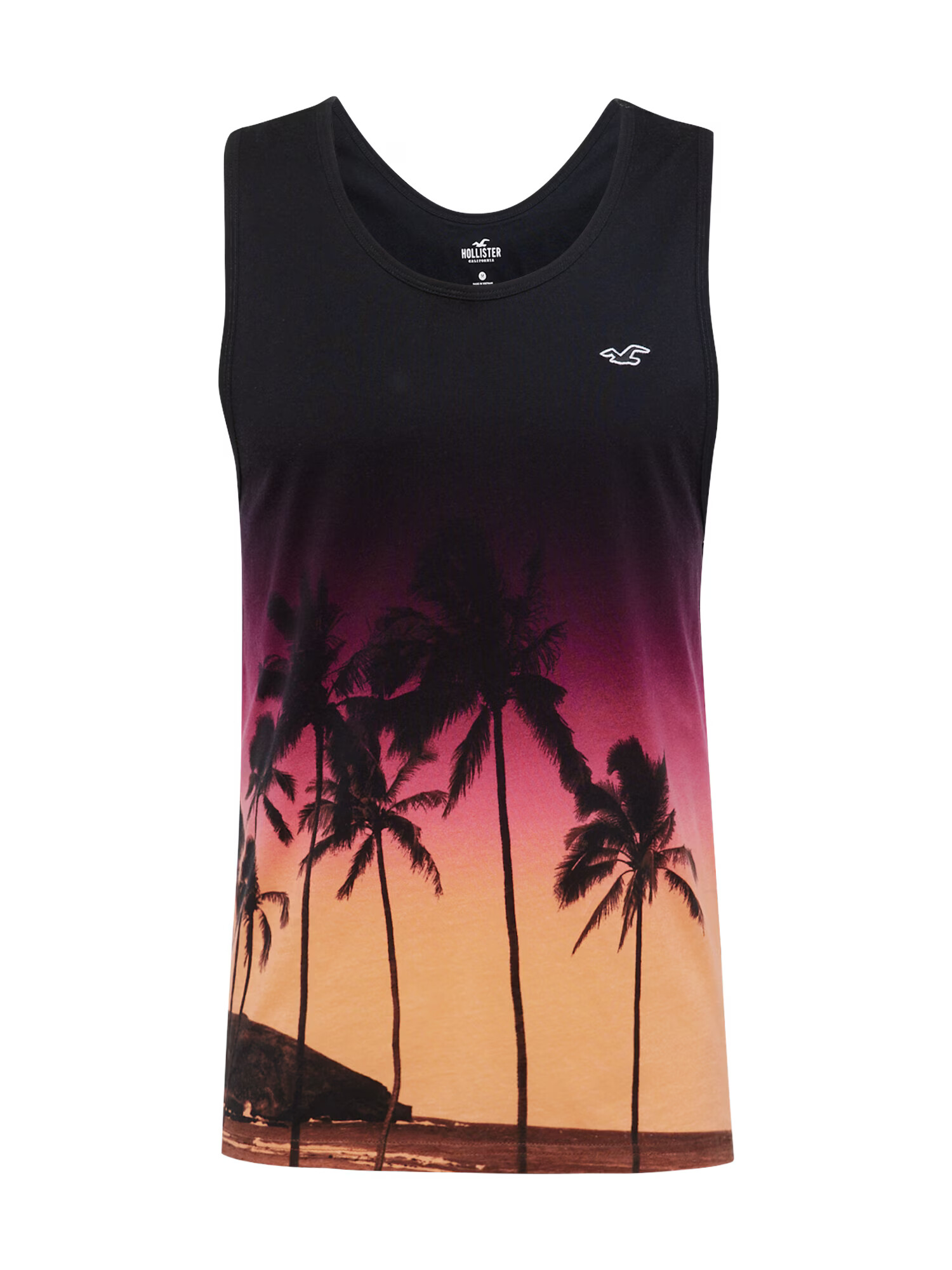 HOLLISTER Tricou portocaliu deschis / roz / negru / alb murdar - Pled.ro