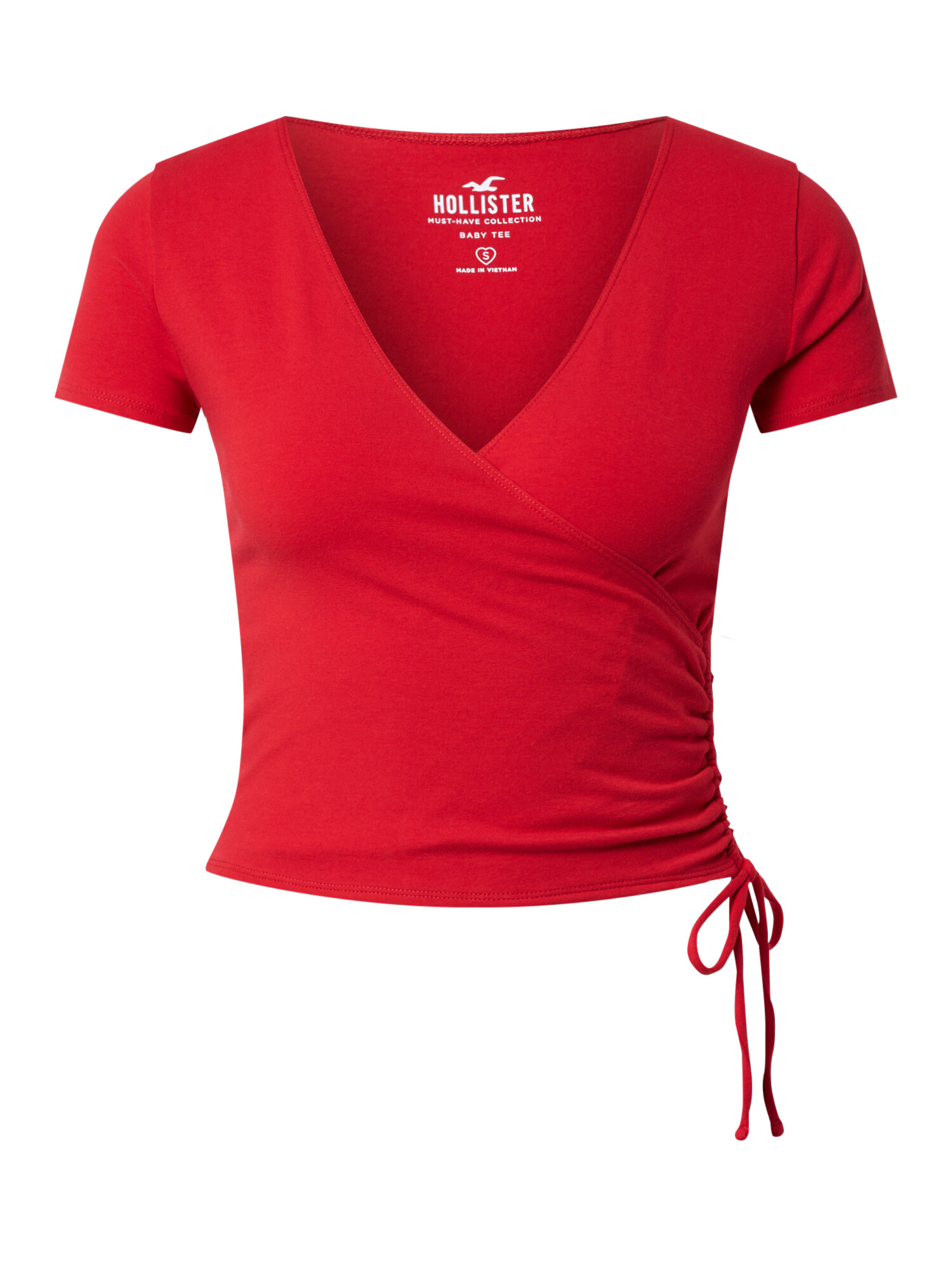 HOLLISTER Tricou roșu - Pled.ro