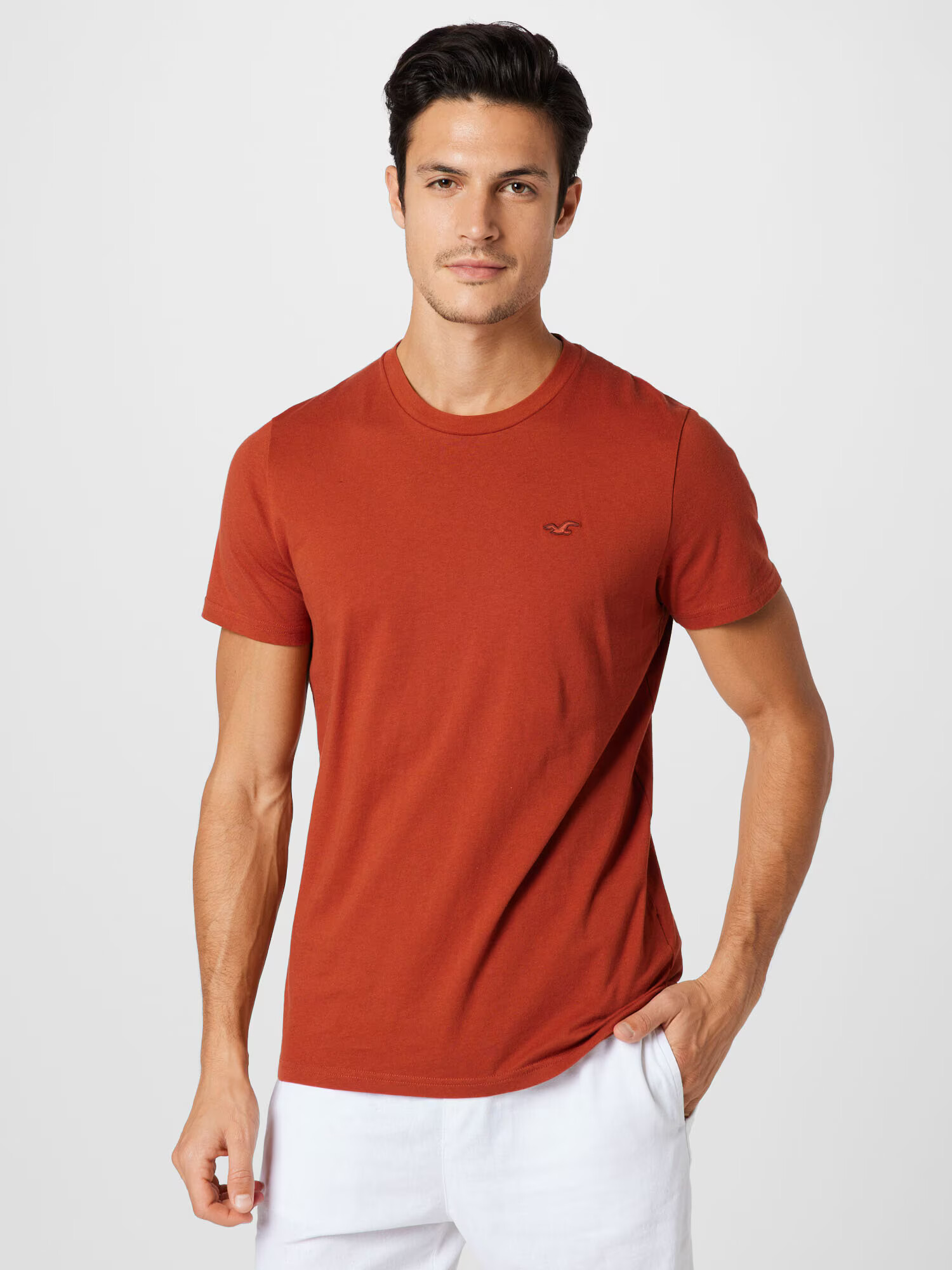 HOLLISTER Tricou roșu - Pled.ro