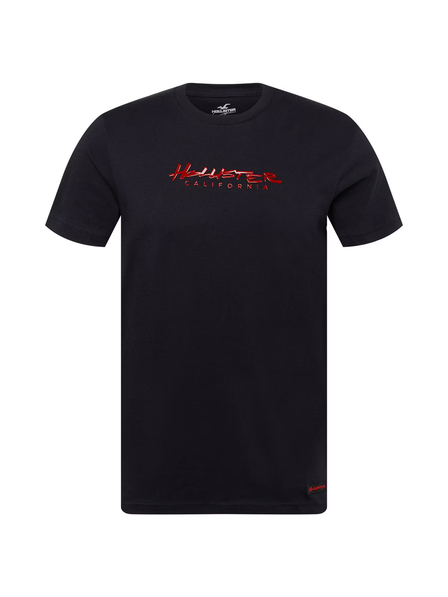 HOLLISTER Tricou roșu / negru - Pled.ro