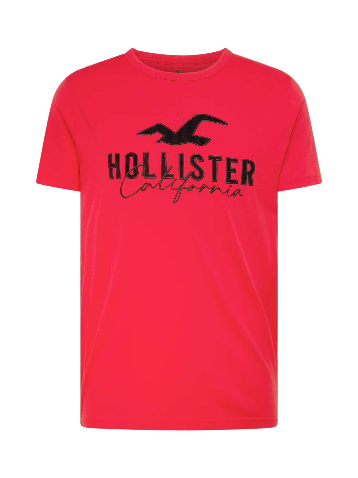 HOLLISTER Tricou roșu / negru - Pled.ro