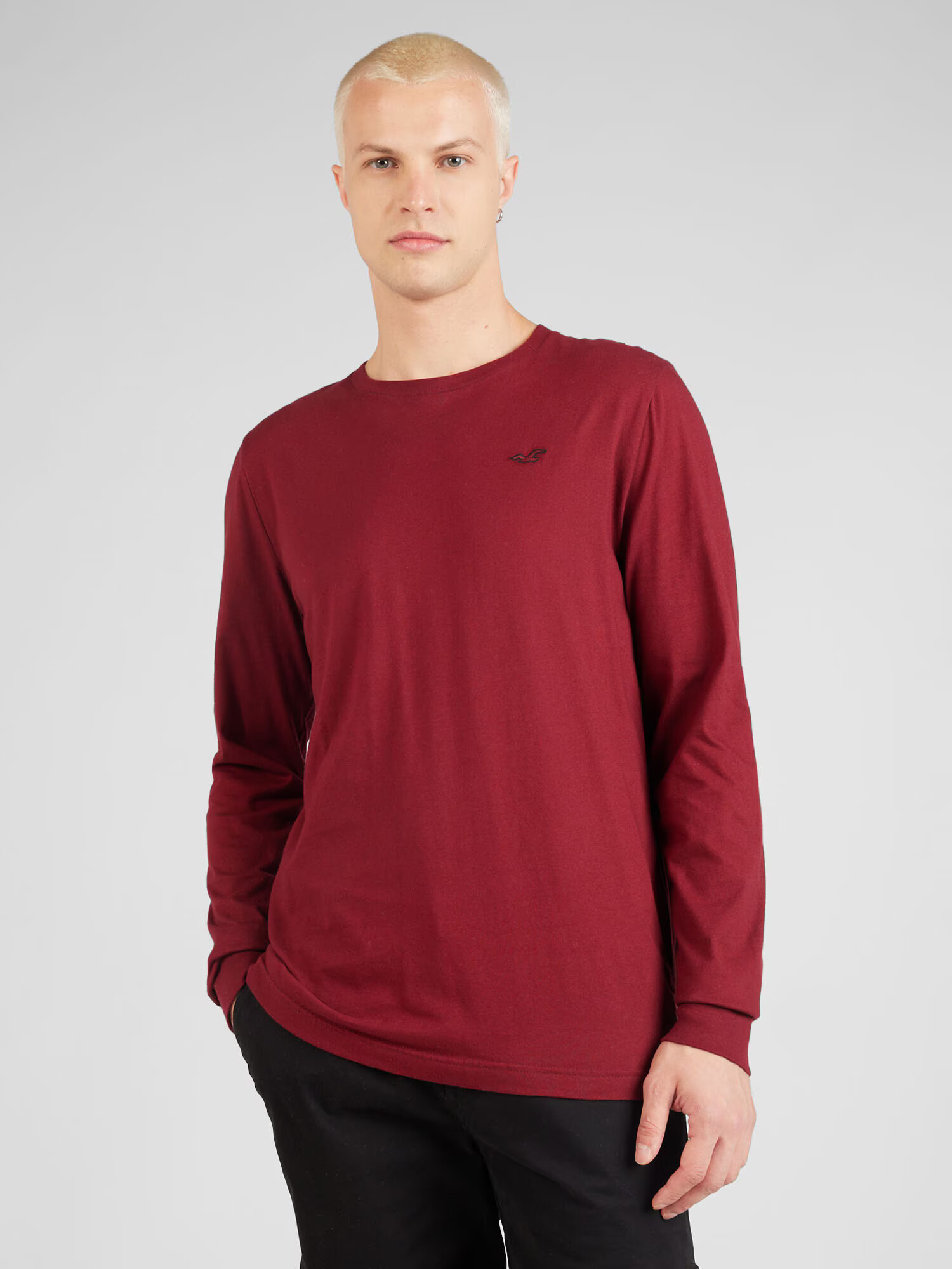 HOLLISTER Tricou roșu / negru - Pled.ro