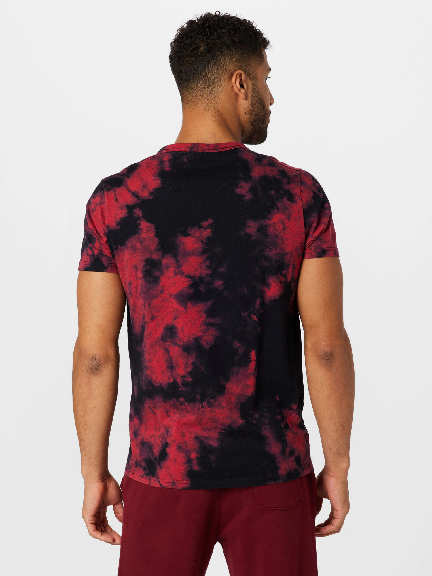 HOLLISTER Tricou roșu / negru / alb - Pled.ro