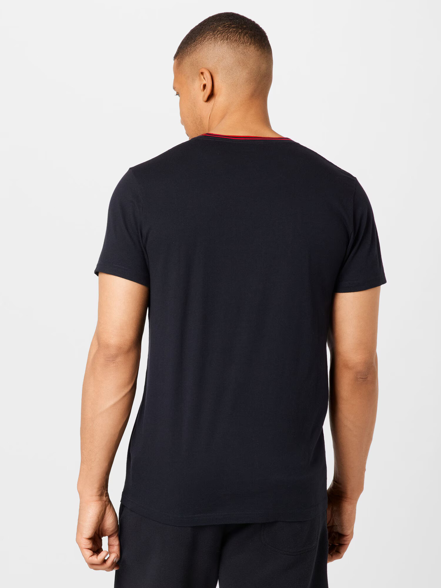 HOLLISTER Tricou roșu / negru / alb - Pled.ro