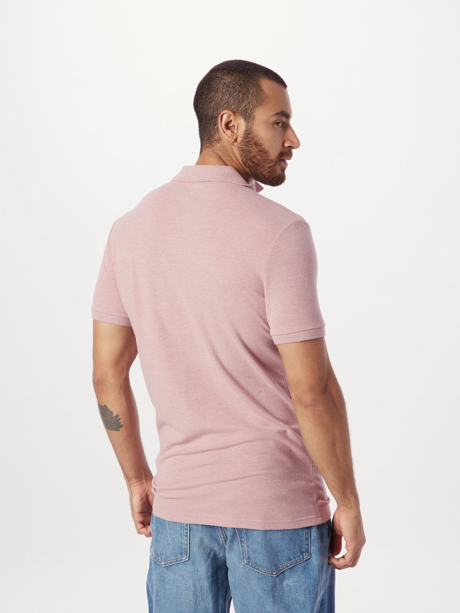 HOLLISTER Tricou roz pal - Pled.ro