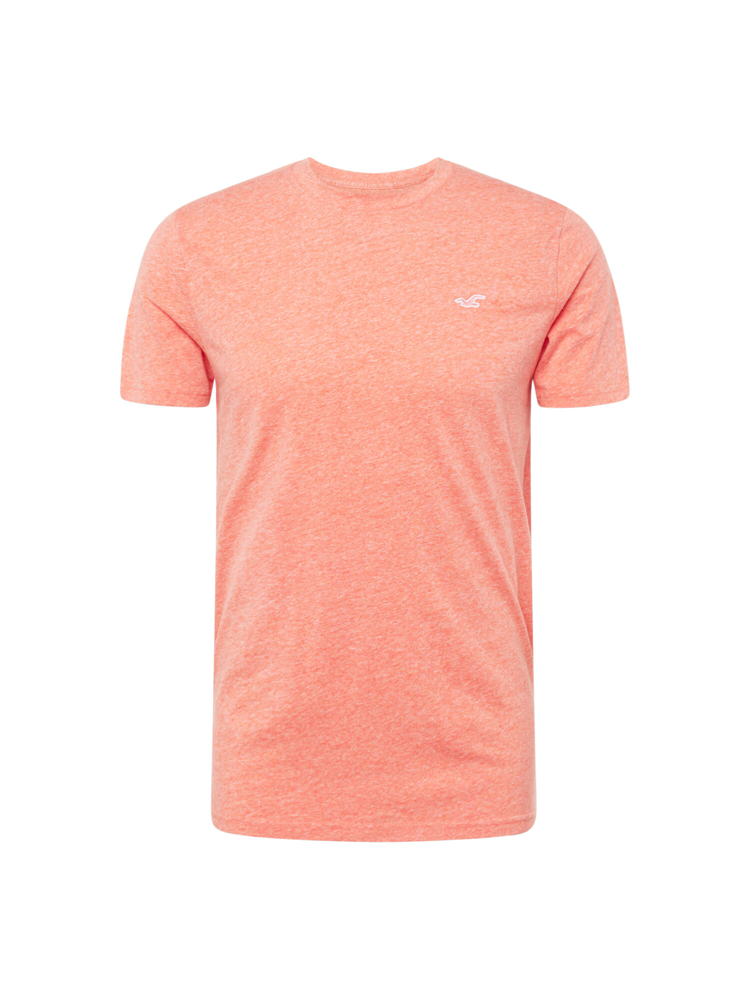 HOLLISTER Tricou roz pastel / alb - Pled.ro