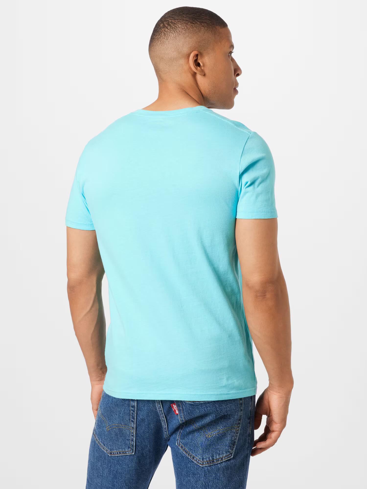 HOLLISTER Tricou turcoaz - Pled.ro