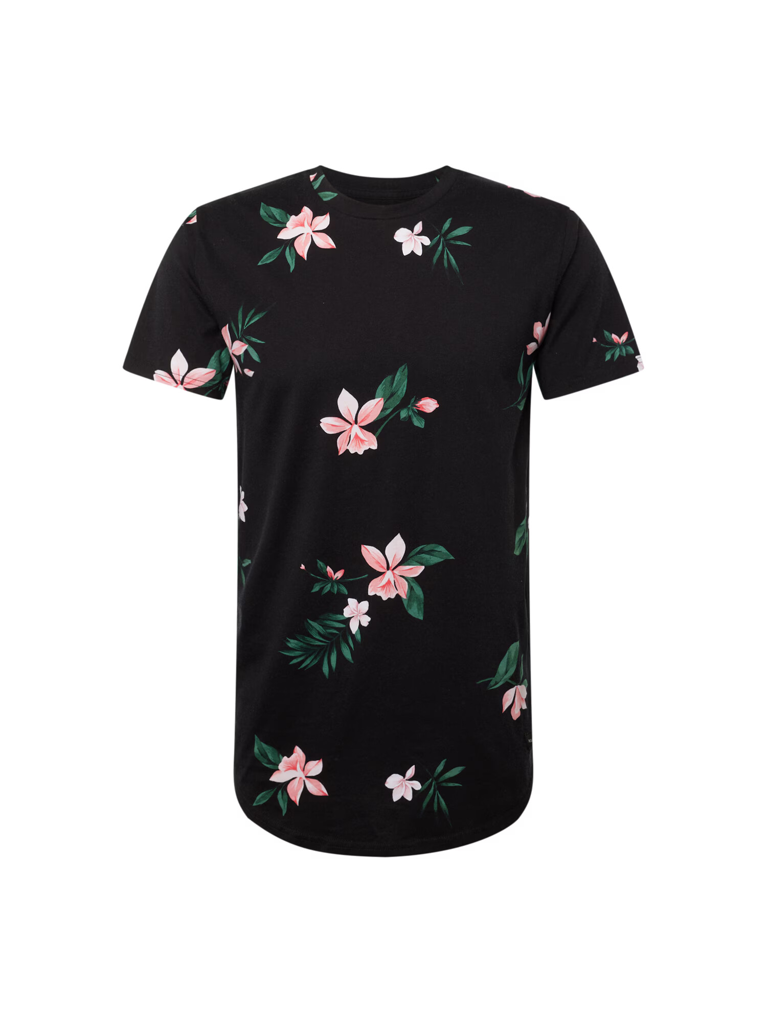 HOLLISTER Tricou verde iarbă / roz / negru - Pled.ro