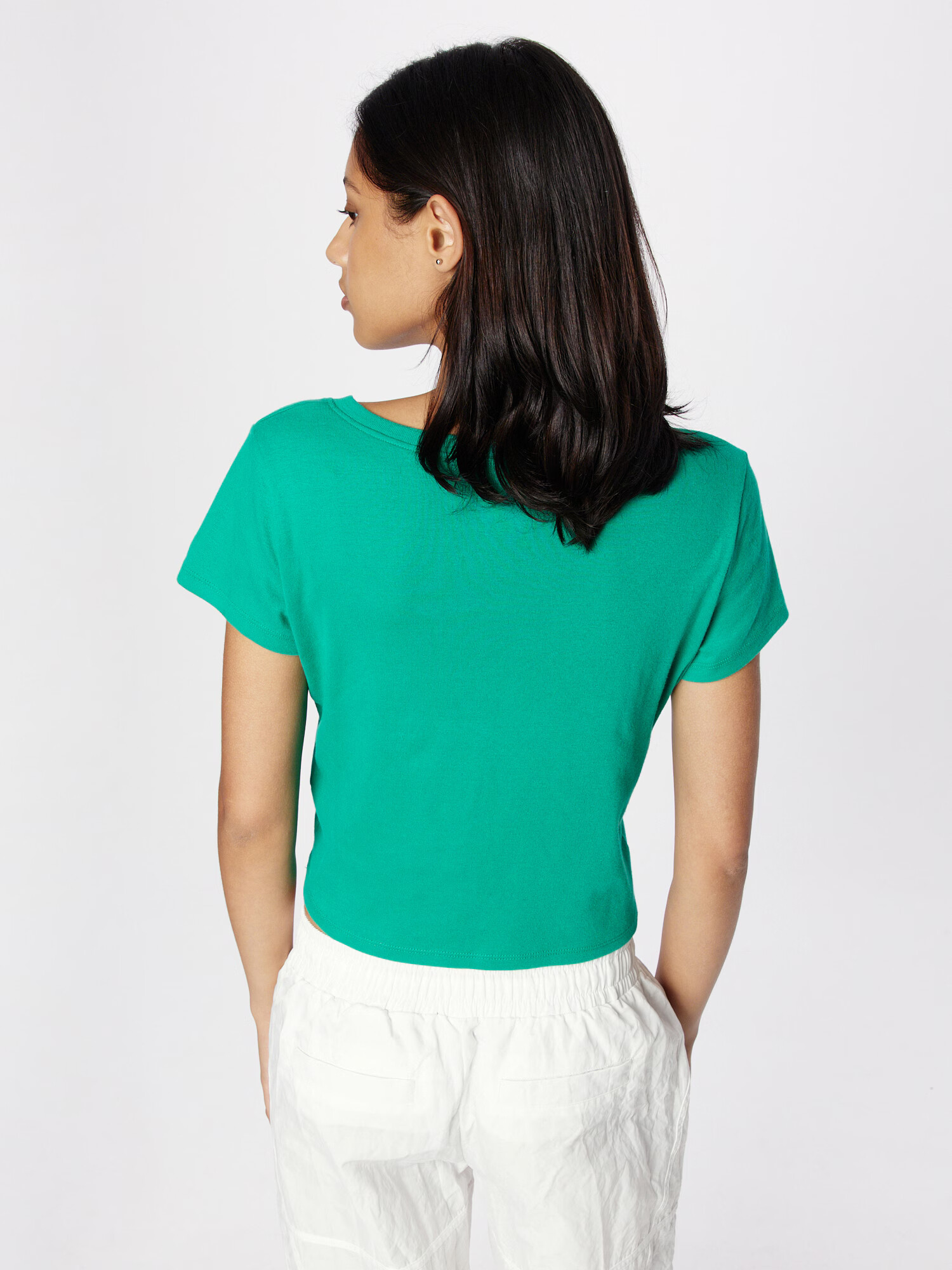 HOLLISTER Tricou verde jad - Pled.ro