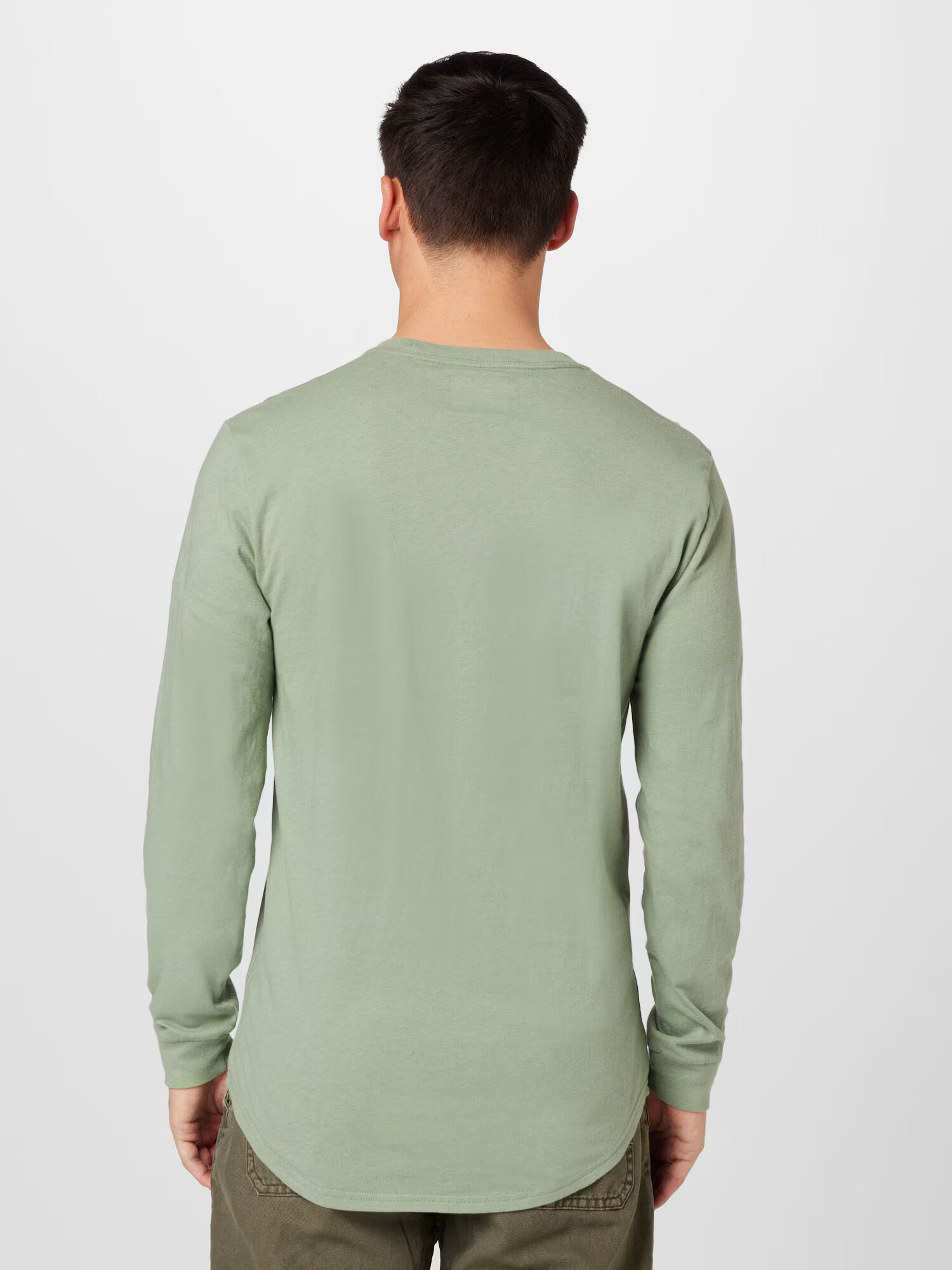 HOLLISTER Tricou verde pastel - Pled.ro