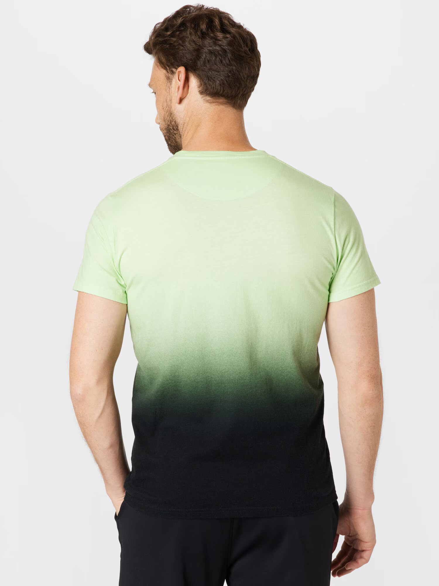 HOLLISTER Tricou verde pin / verde deschis - Pled.ro