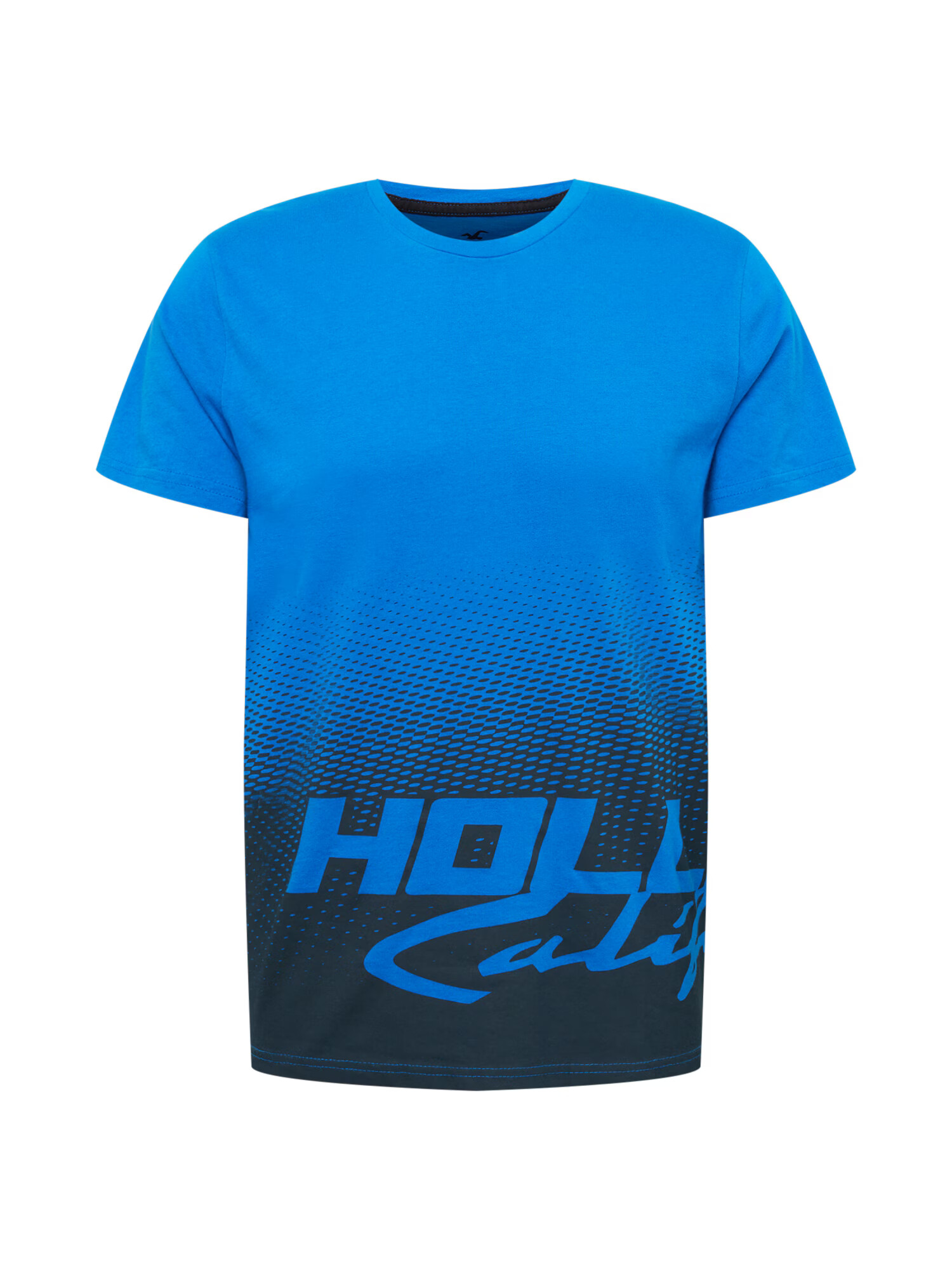 HOLLISTER Tricou 'WHOLESALE' albastru regal / negru - Pled.ro