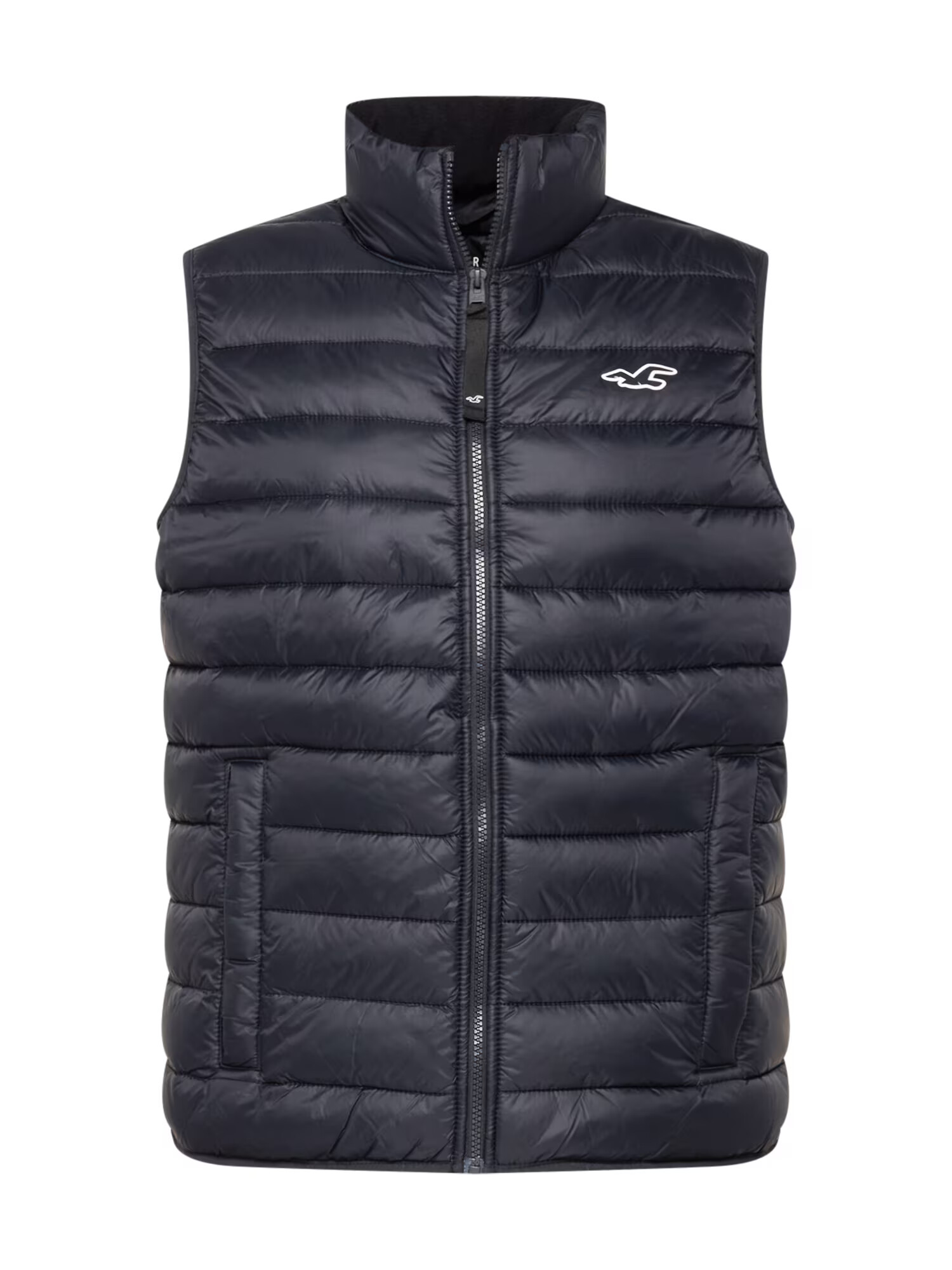 HOLLISTER Vestă negru / alb - Pled.ro