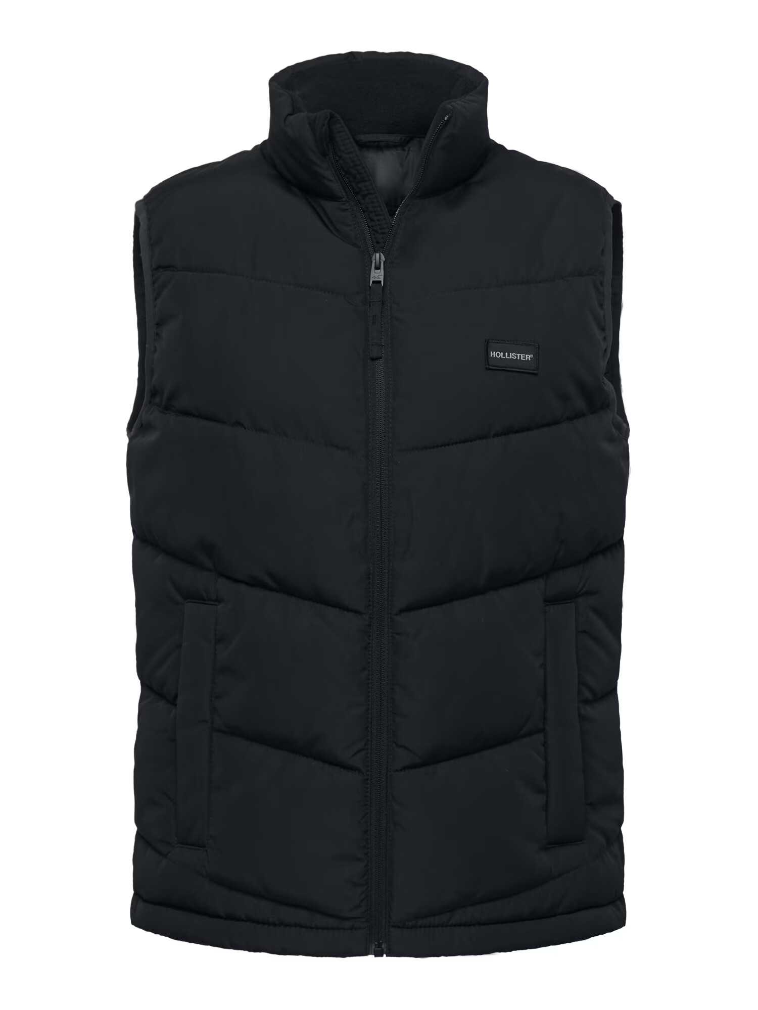 HOLLISTER Vestă negru / alb - Pled.ro