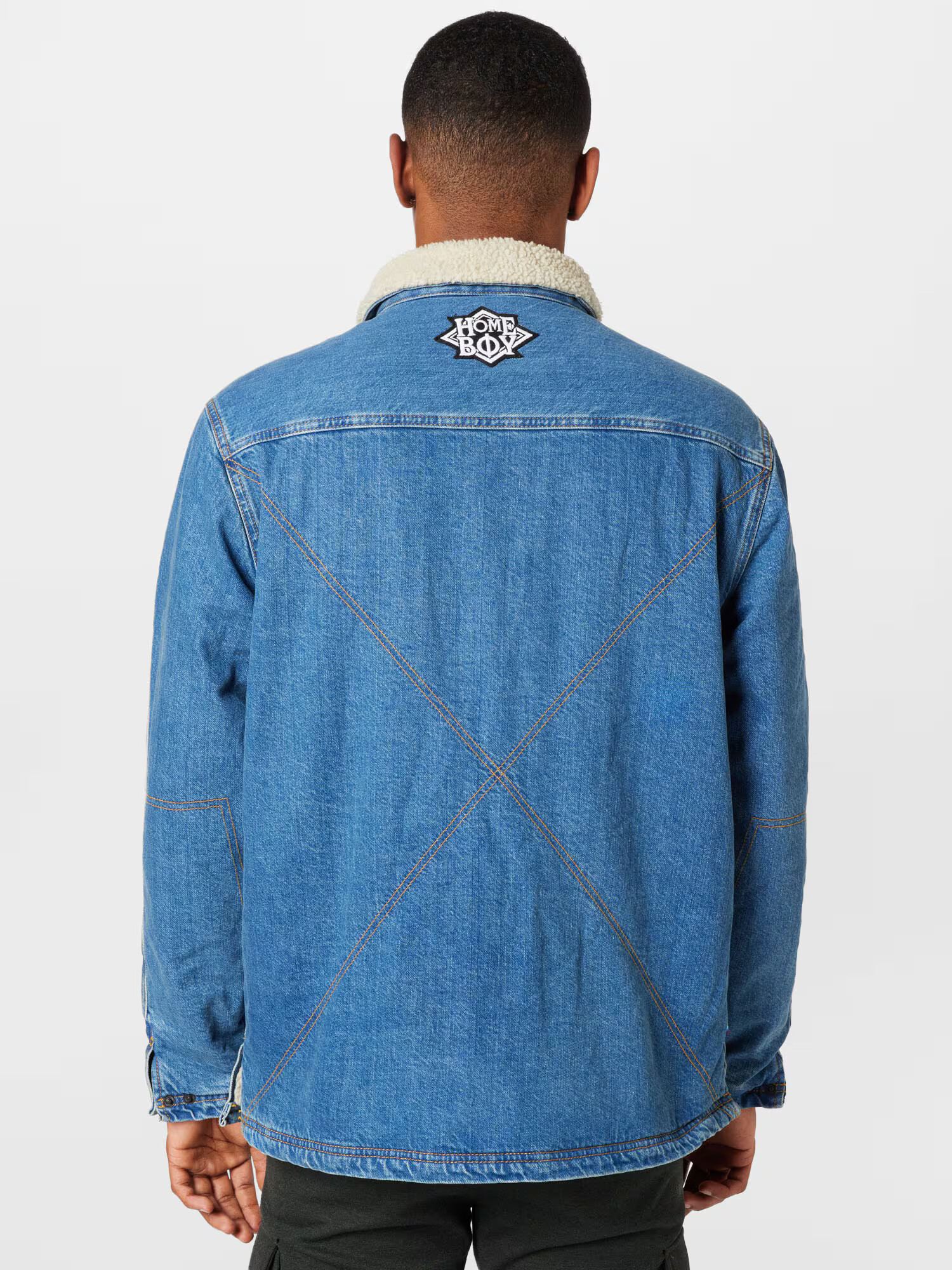 HOMEBOY Geacă de primăvară-toamnă 'SHERPA Jacket Denim' albastru denim - Pled.ro