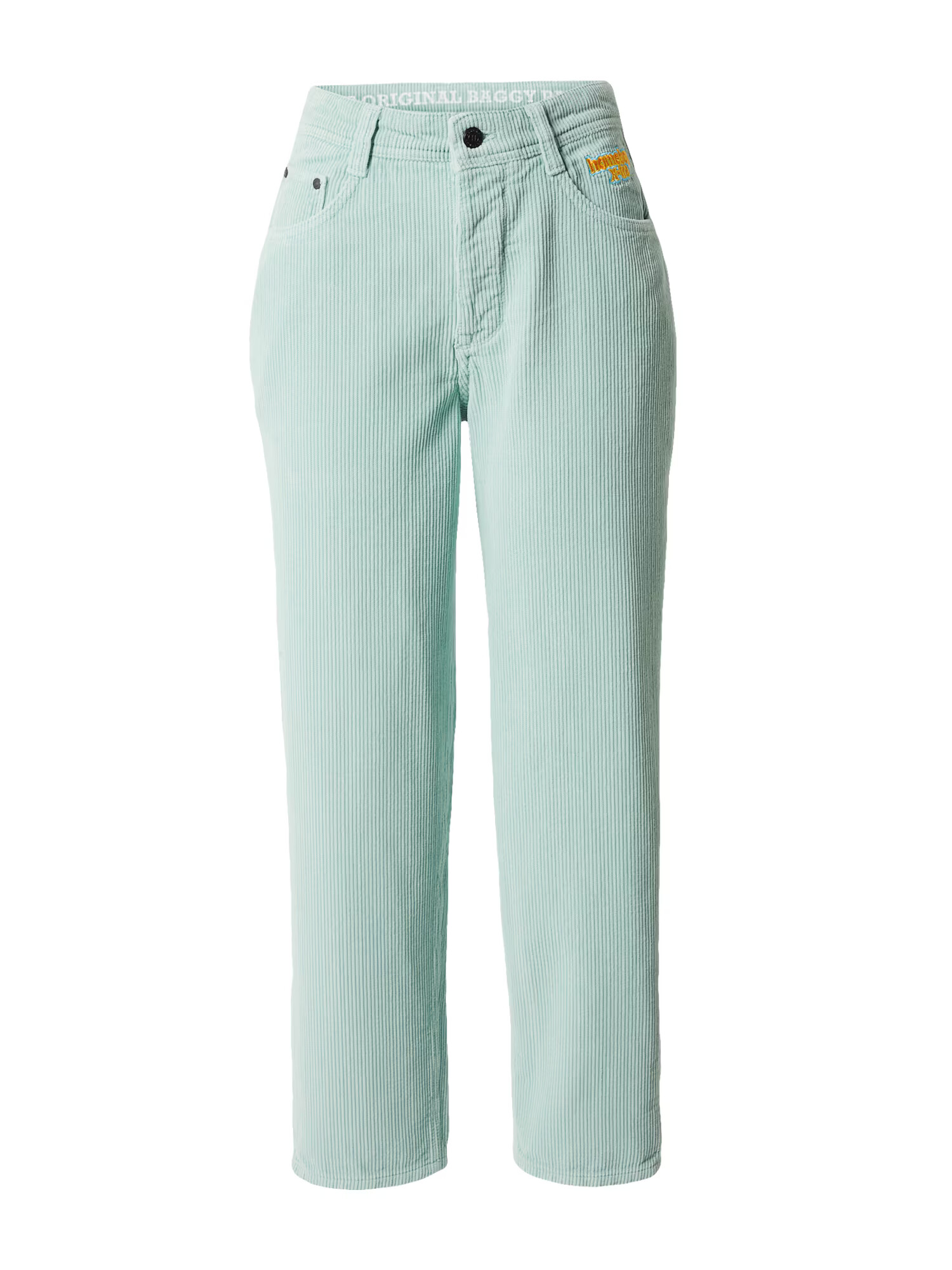 HOMEBOY Pantaloni galben auriu / verde pastel - Pled.ro