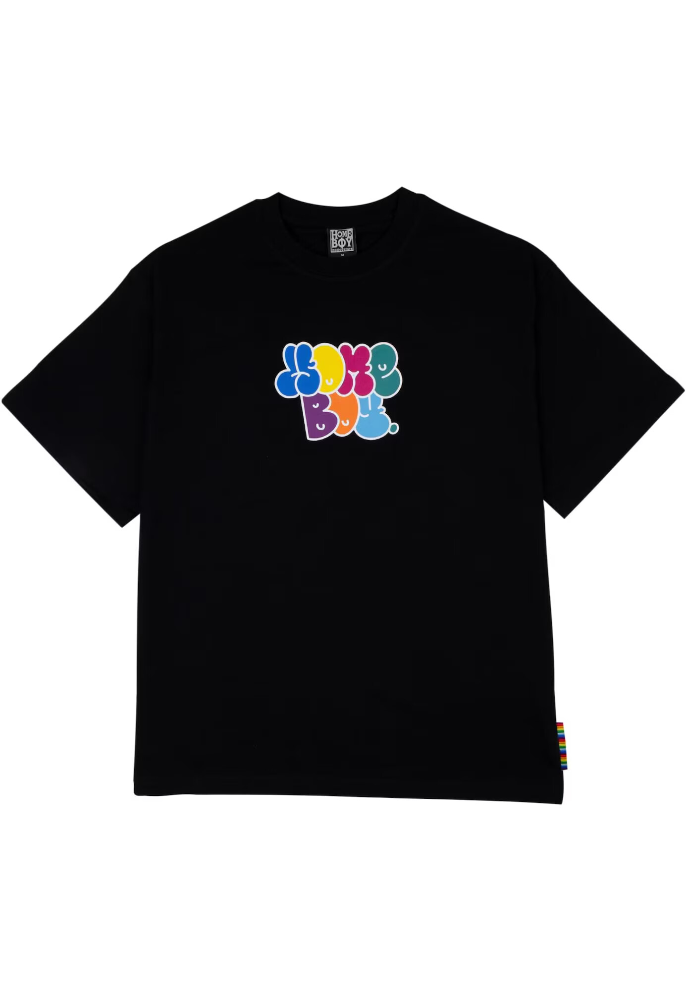 HOMEBOY Tricou 'Bubbles' albastru regal / galben / mov închis / negru - Pled.ro