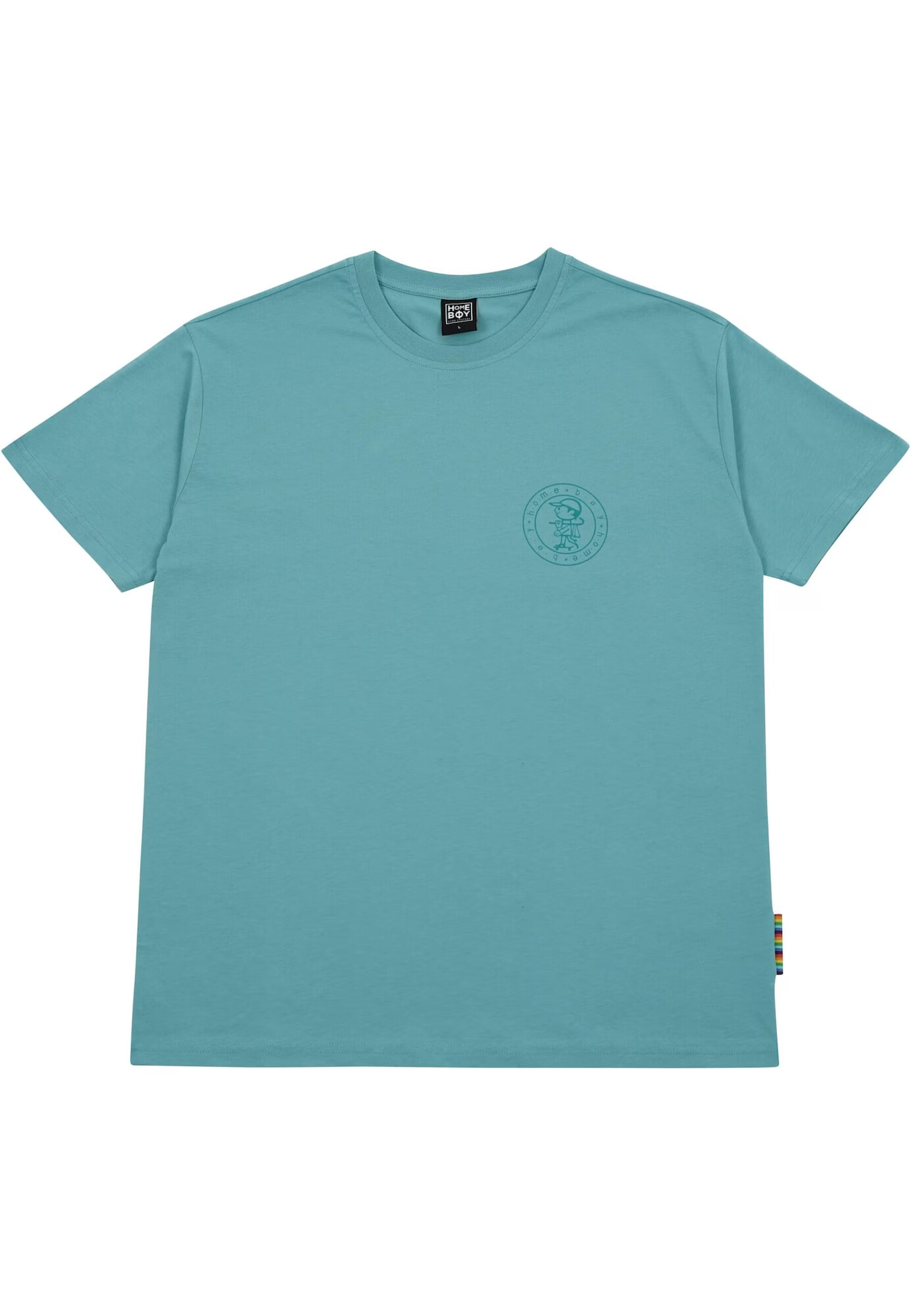 HOMEBOY Tricou 'Hans' opal / albastru pastel - Pled.ro