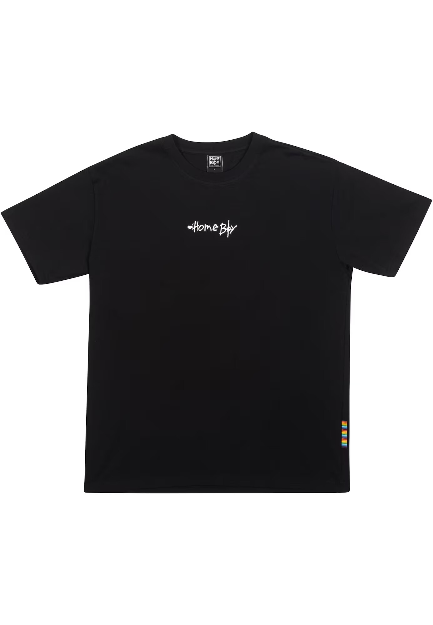 HOMEBOY Tricou negru / alb - Pled.ro