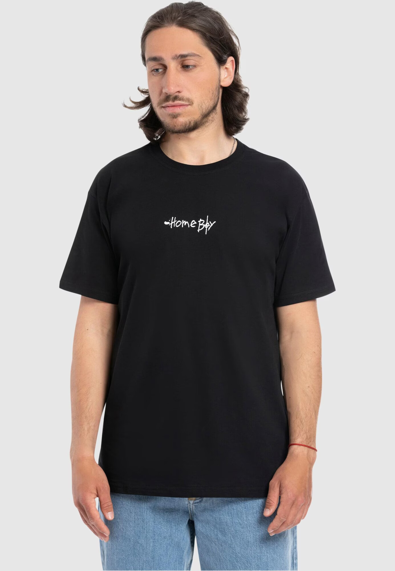 HOMEBOY Tricou negru / alb - Pled.ro