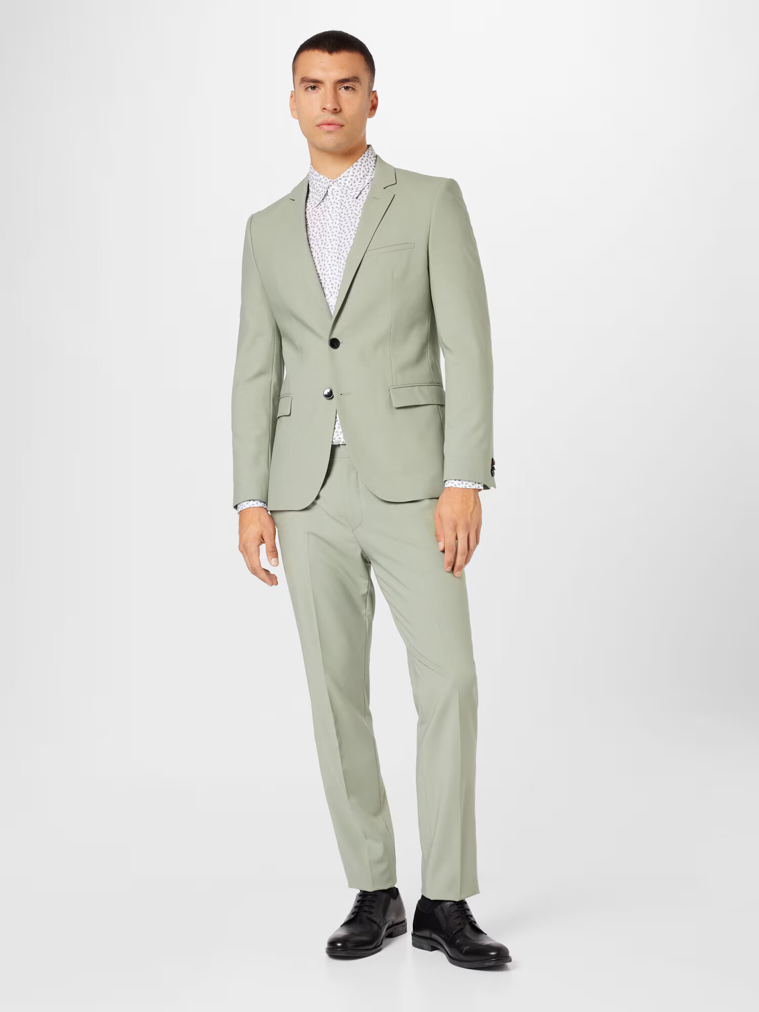 HUGO Costum 'Arti Hesten' verde pastel - Pled.ro