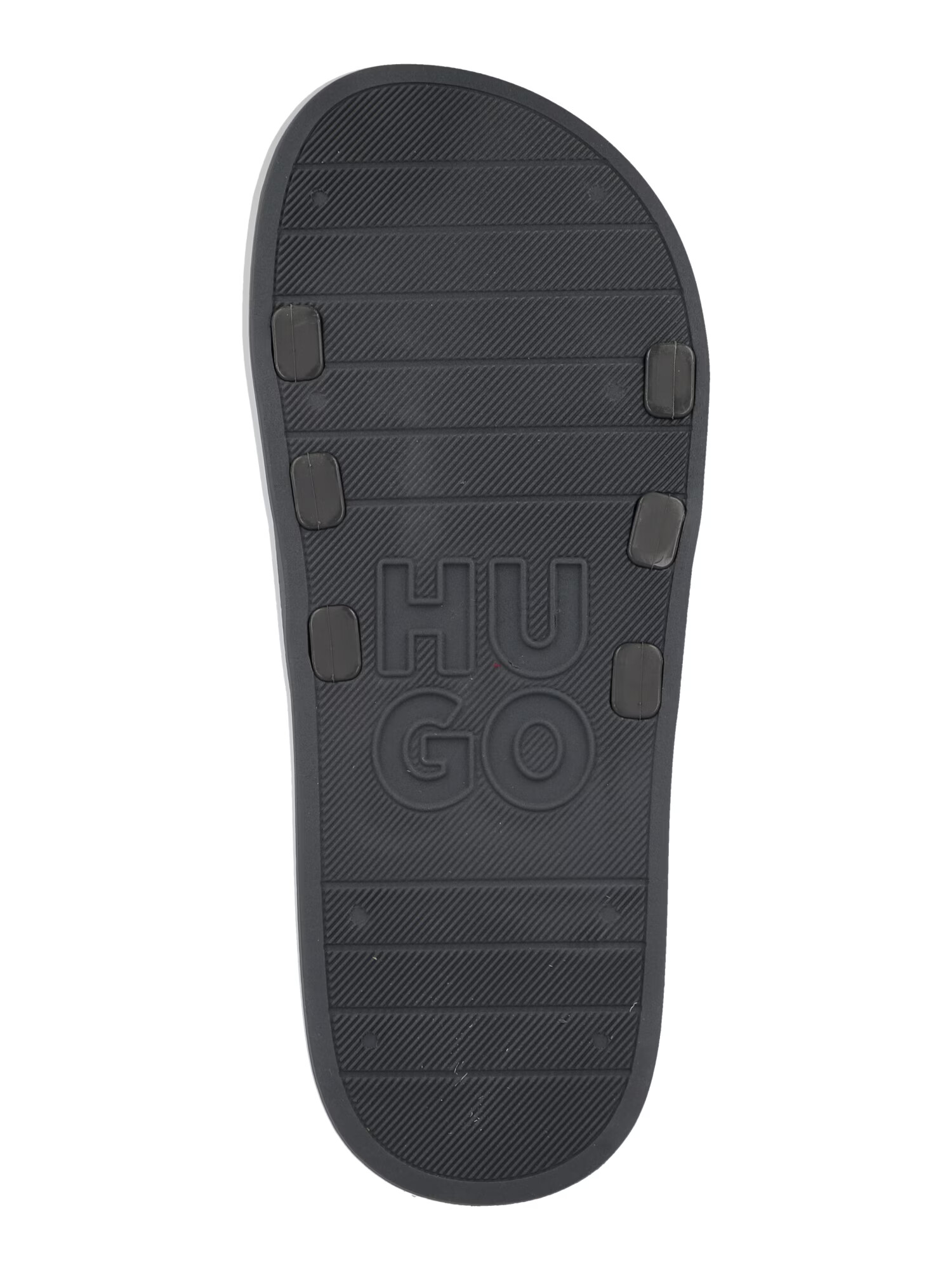 HUGO Flip-flops 'Nil' gri metalic / alb - Pled.ro