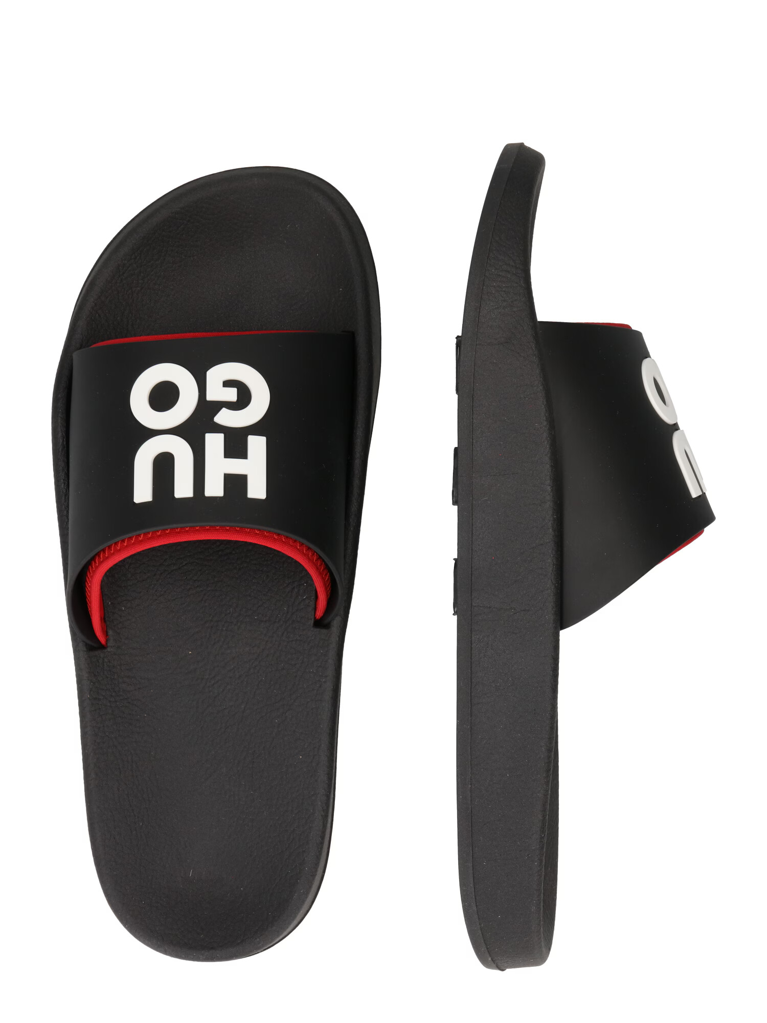 HUGO Flip-flops 'Nil' negru / alb - Pled.ro