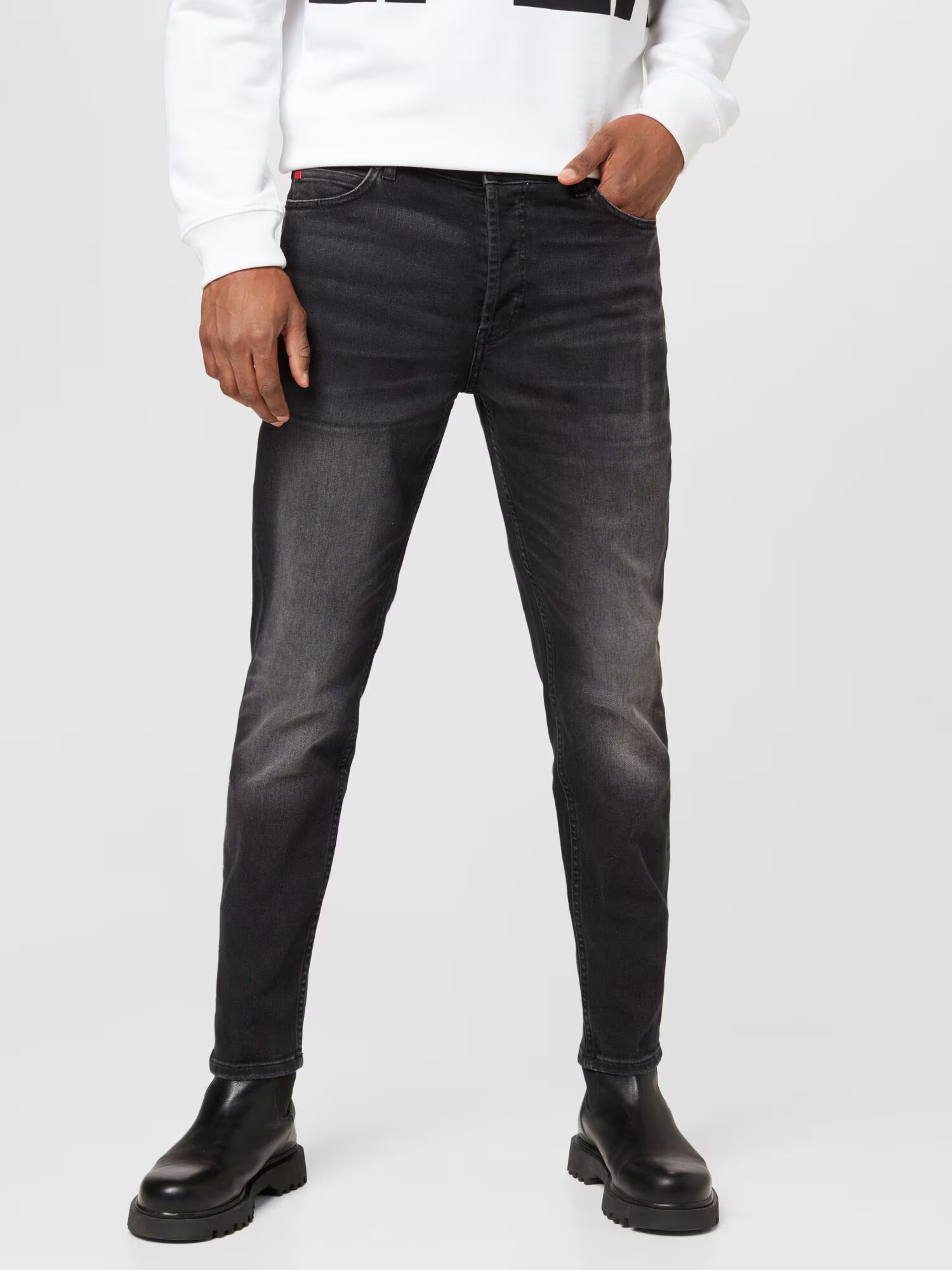 HUGO Red Jeans 'Hugo 634' negru denim - Pled.ro