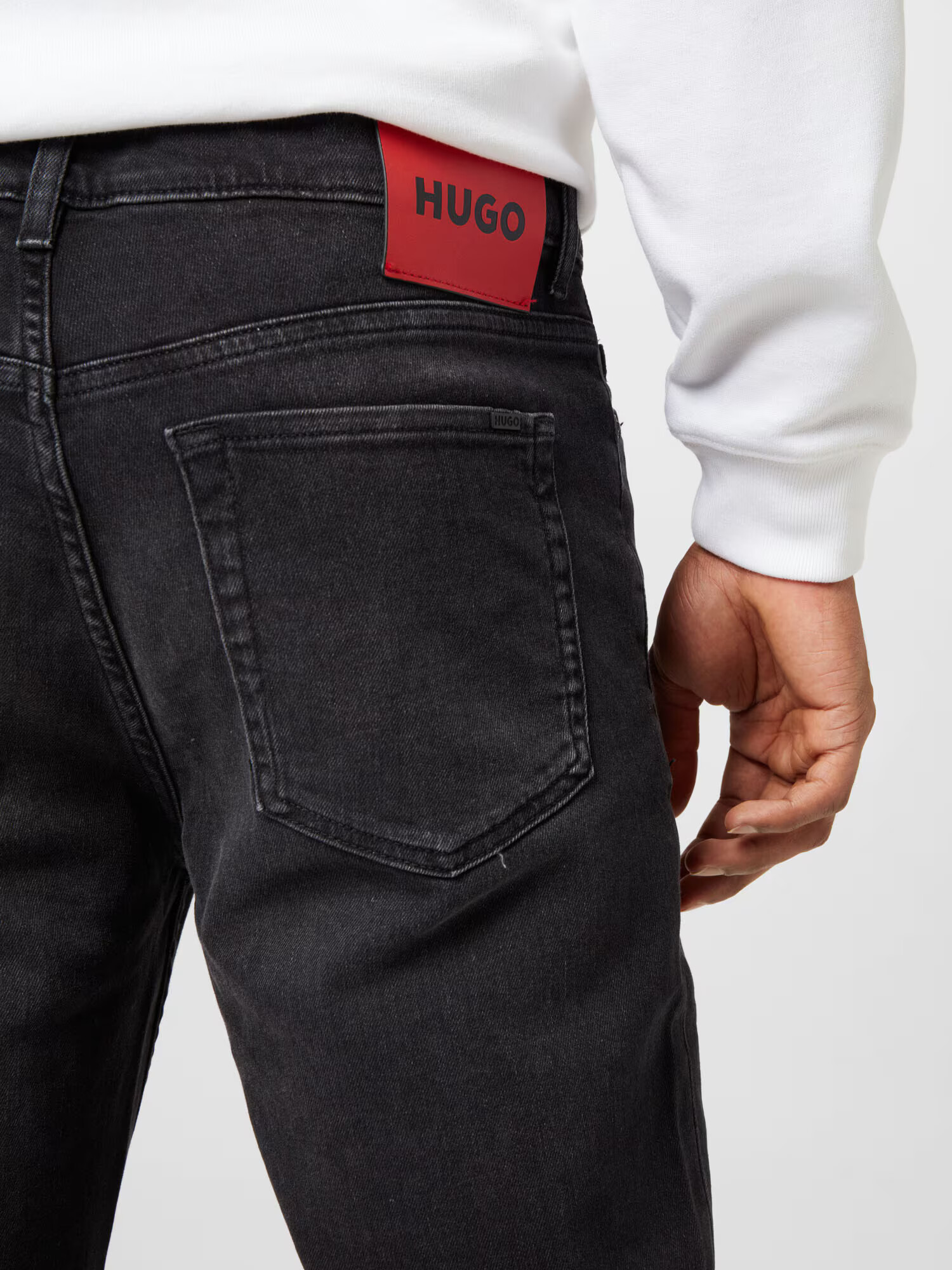 HUGO Red Jeans 'Hugo 634' negru denim - Pled.ro