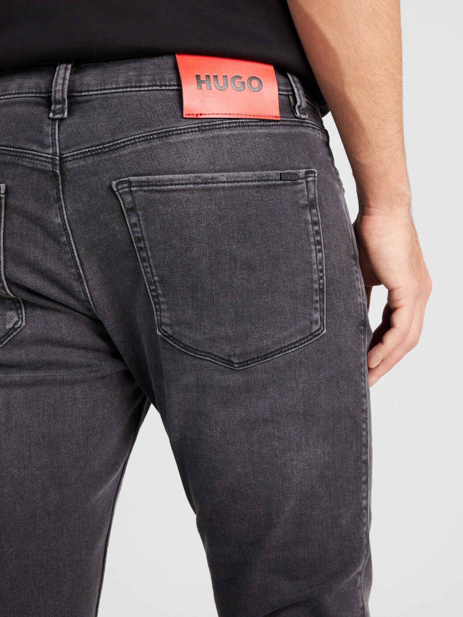 HUGO Red Jeans '734' gri denim - Pled.ro