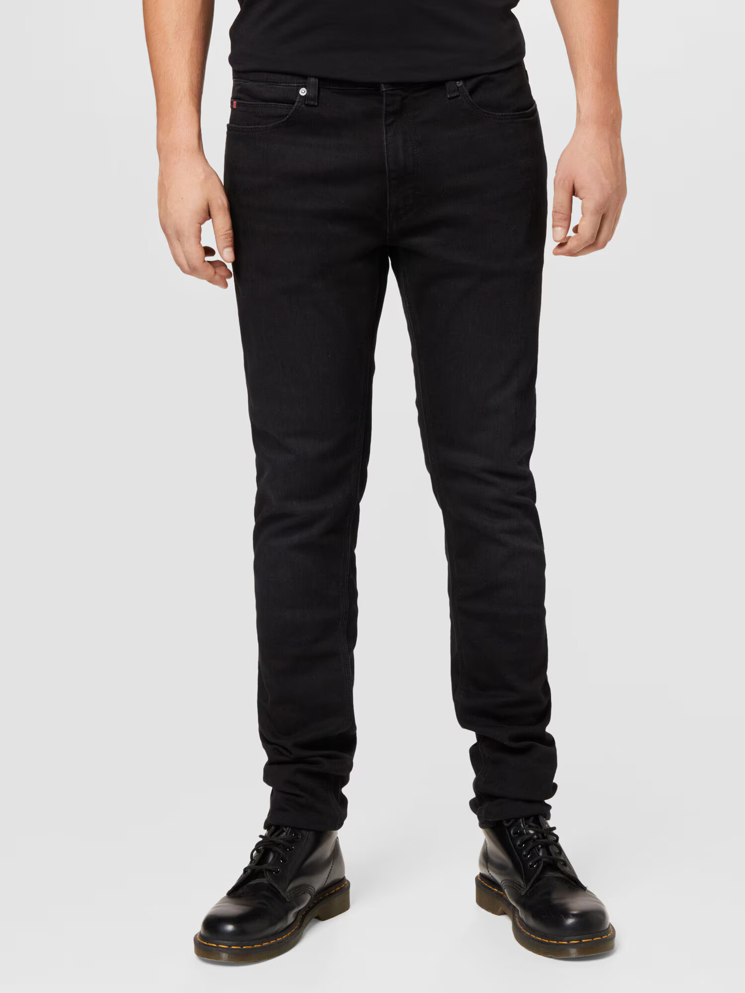 HUGO Red Jeans 'HUGO 734' roșu / negru denim - Pled.ro