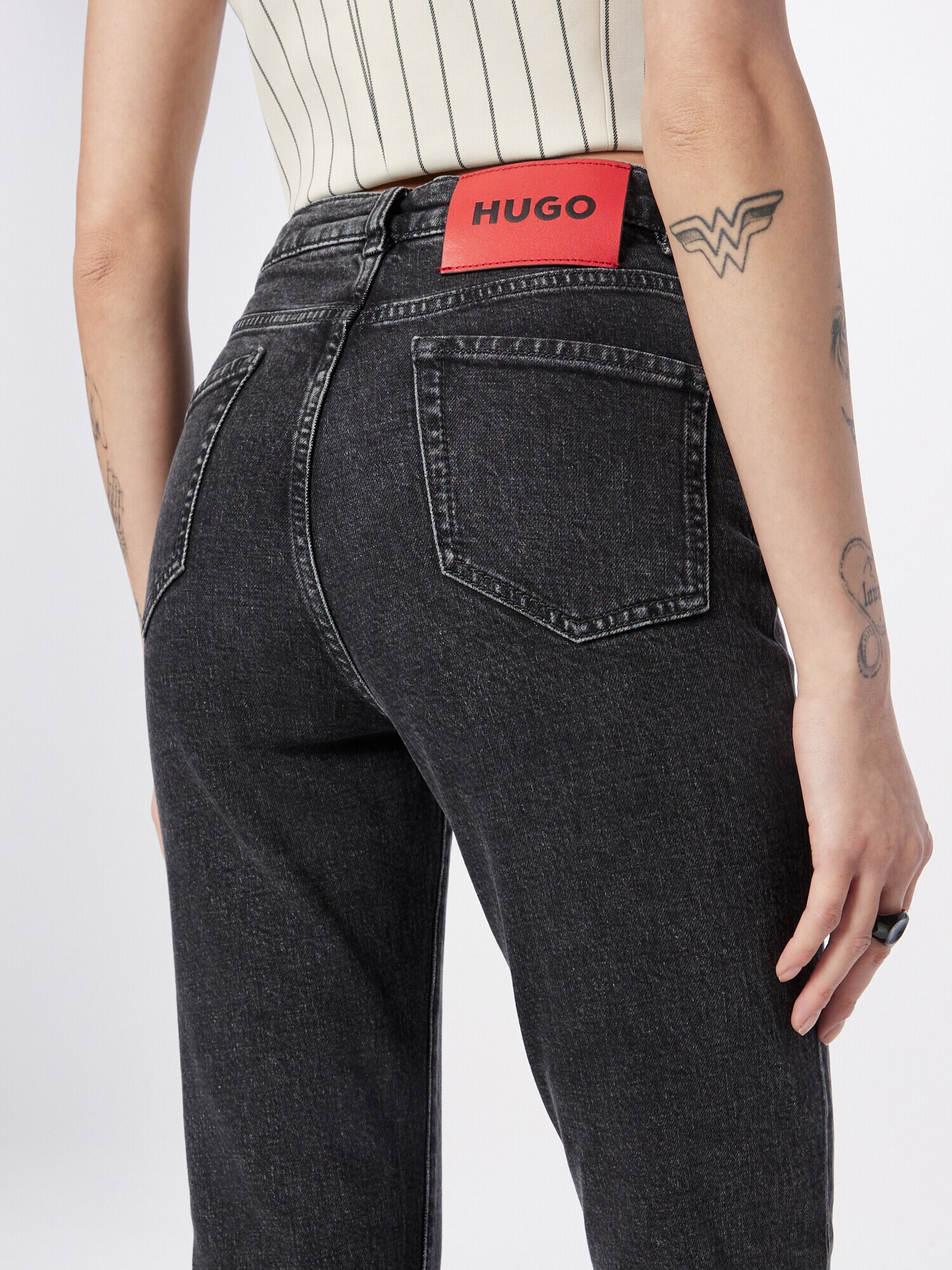 HUGO Jeans '934' gri metalic - Pled.ro