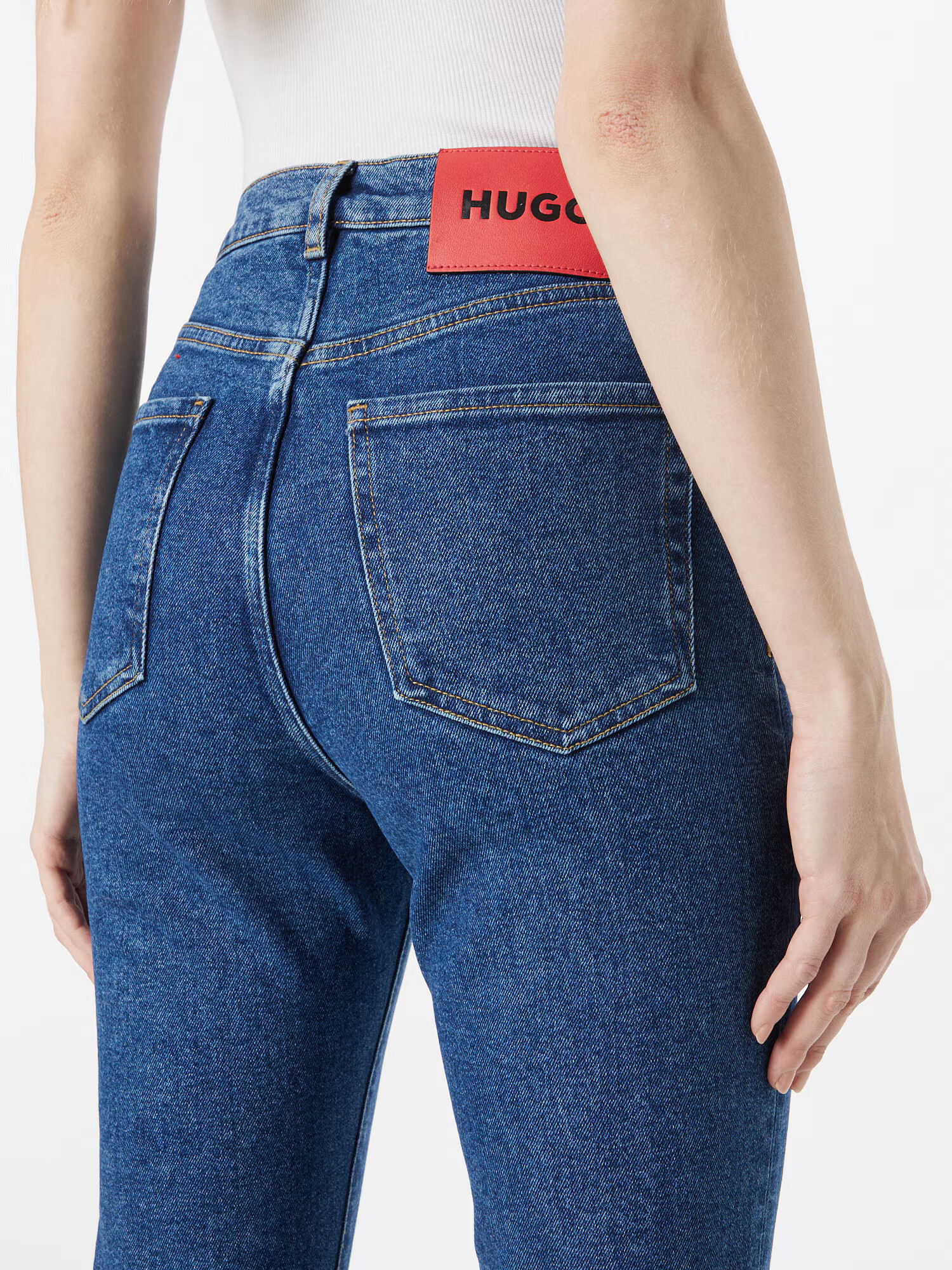 HUGO Jeans '935' albastru / roșu - Pled.ro