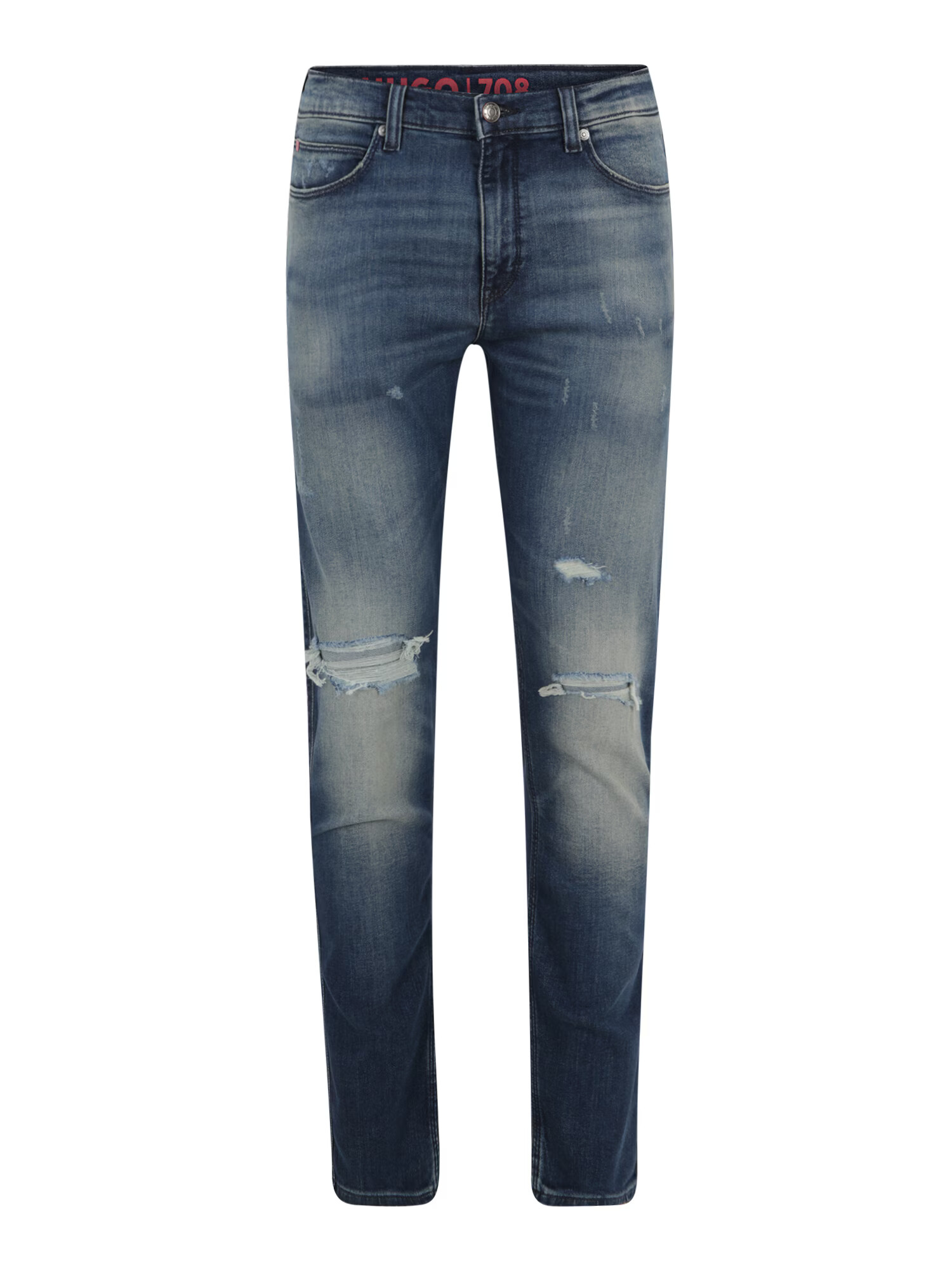 HUGO Red Jeans albastru denim - Pled.ro