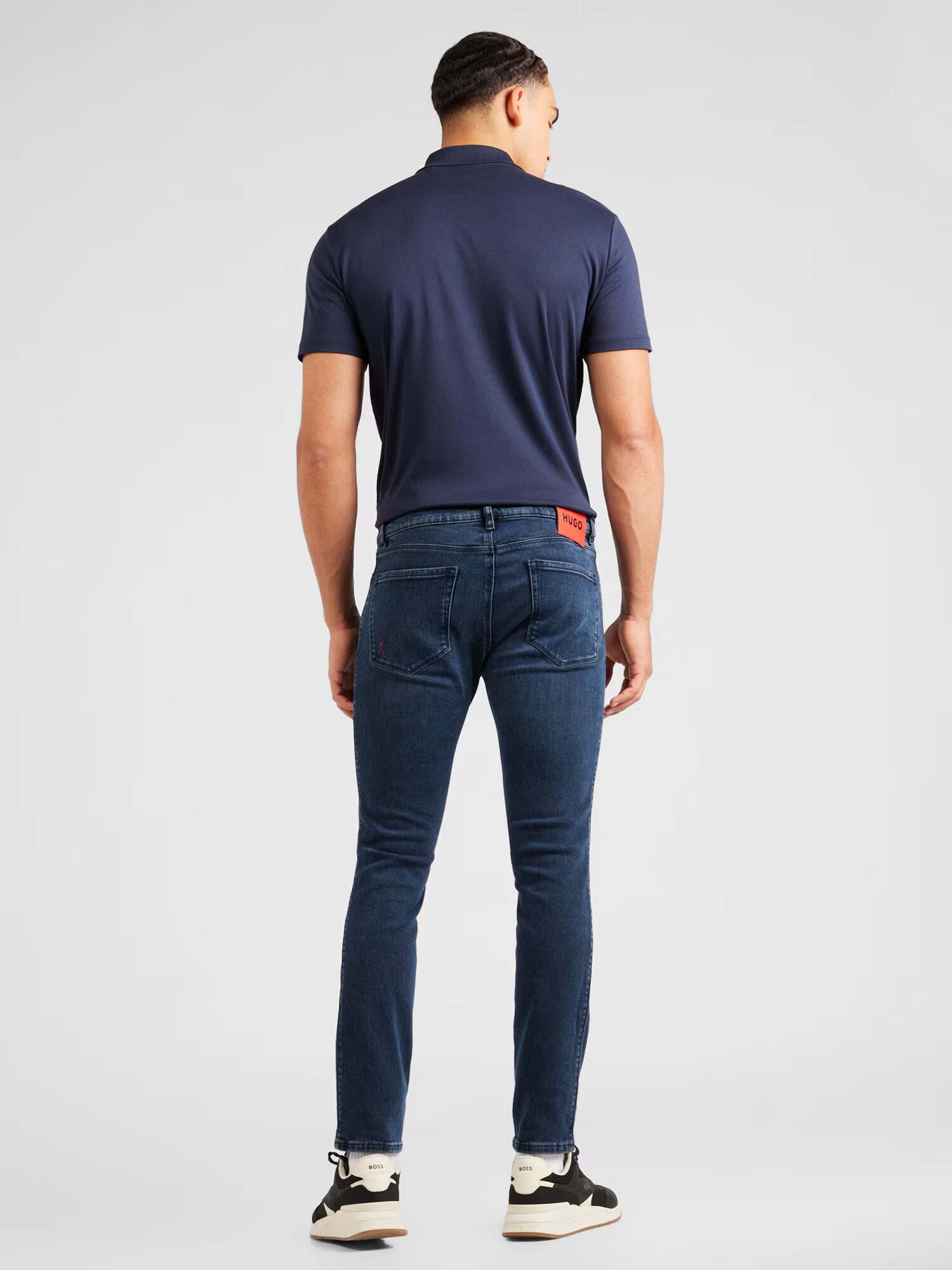 HUGO Red Jeans albastru denim - Pled.ro