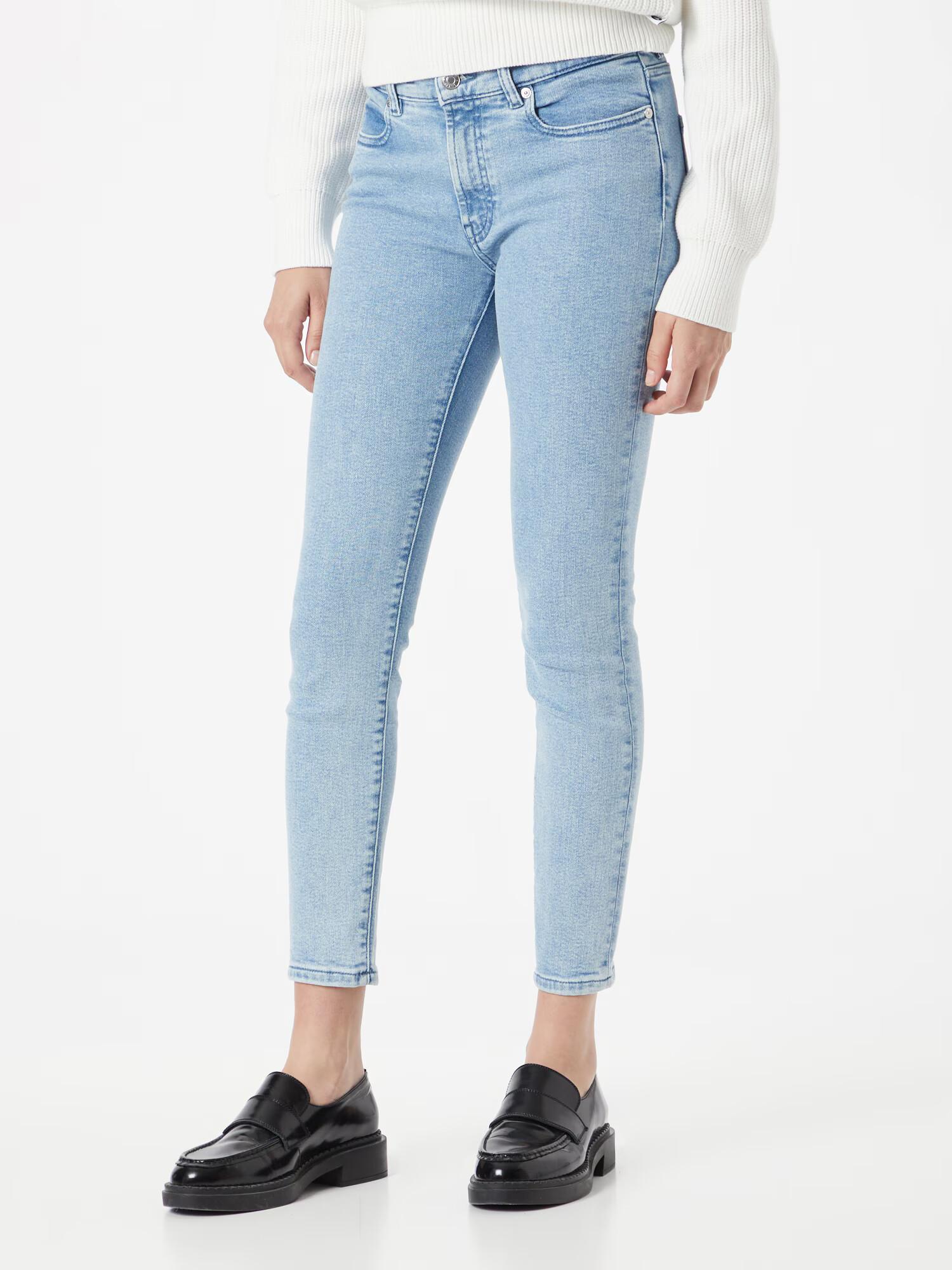 HUGO Jeans albastru denim - Pled.ro