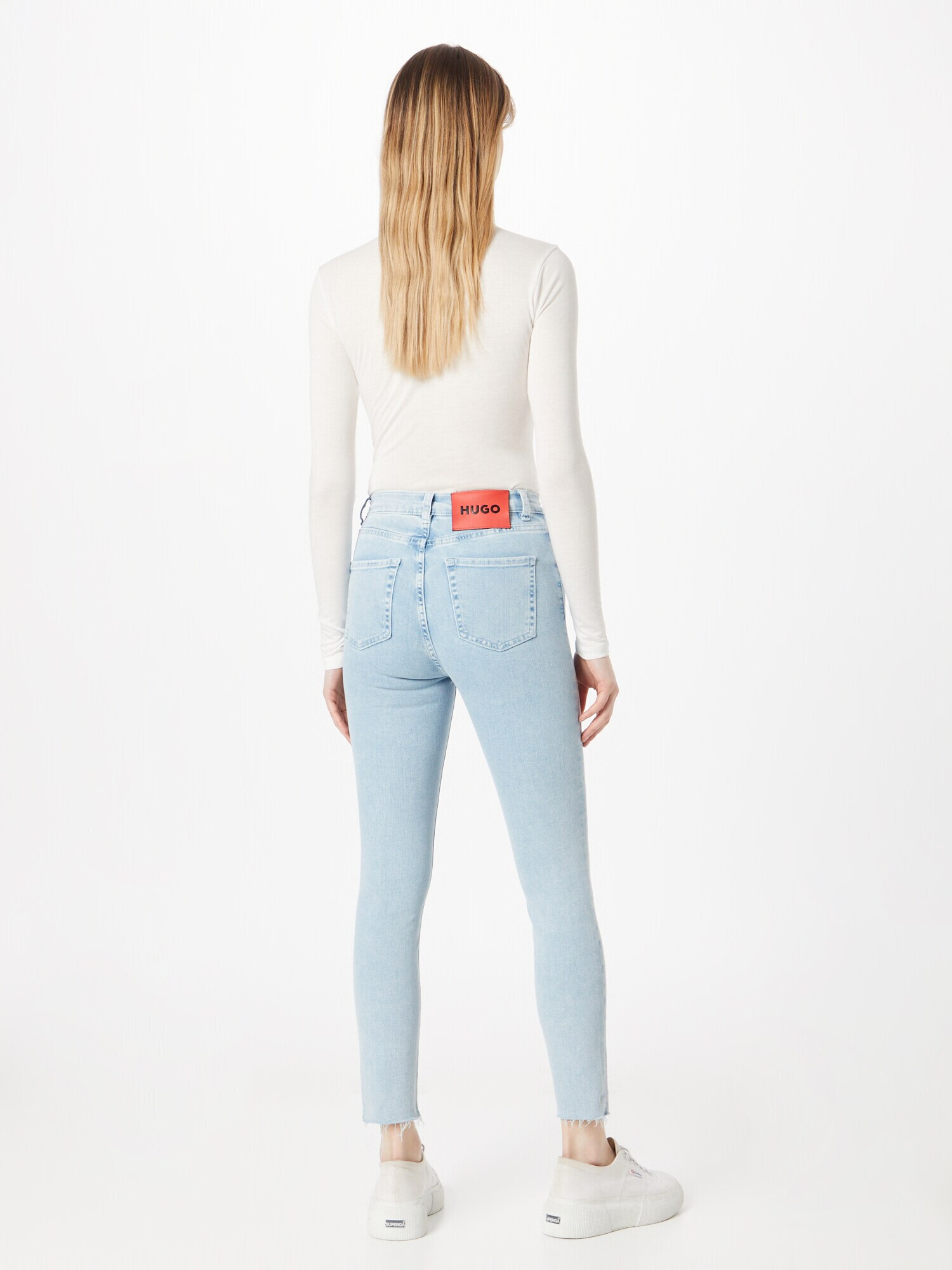 HUGO Jeans 'Lou' albastru deschis - Pled.ro