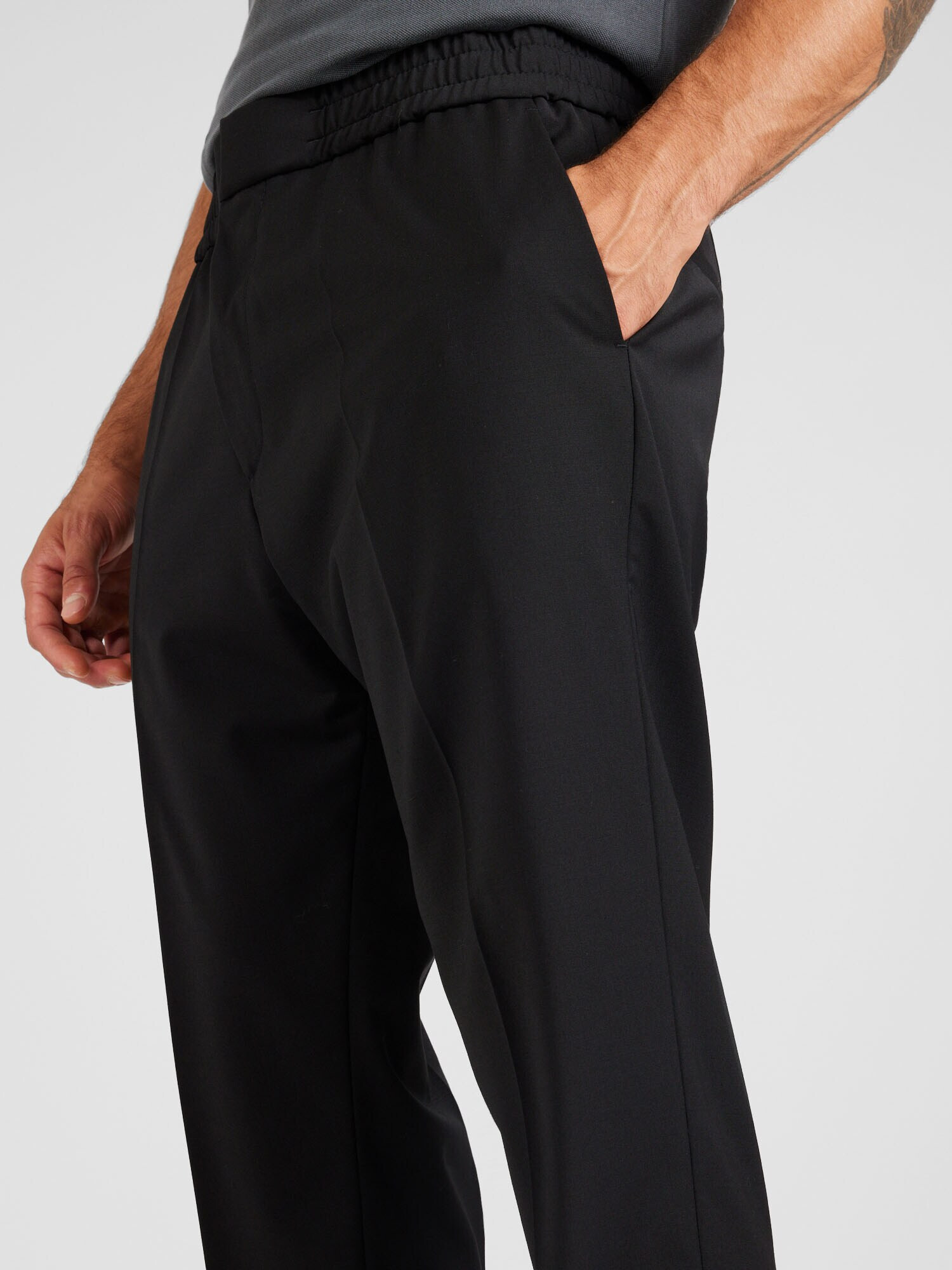 HUGO Red Pantaloni 'Howard' negru - Pled.ro